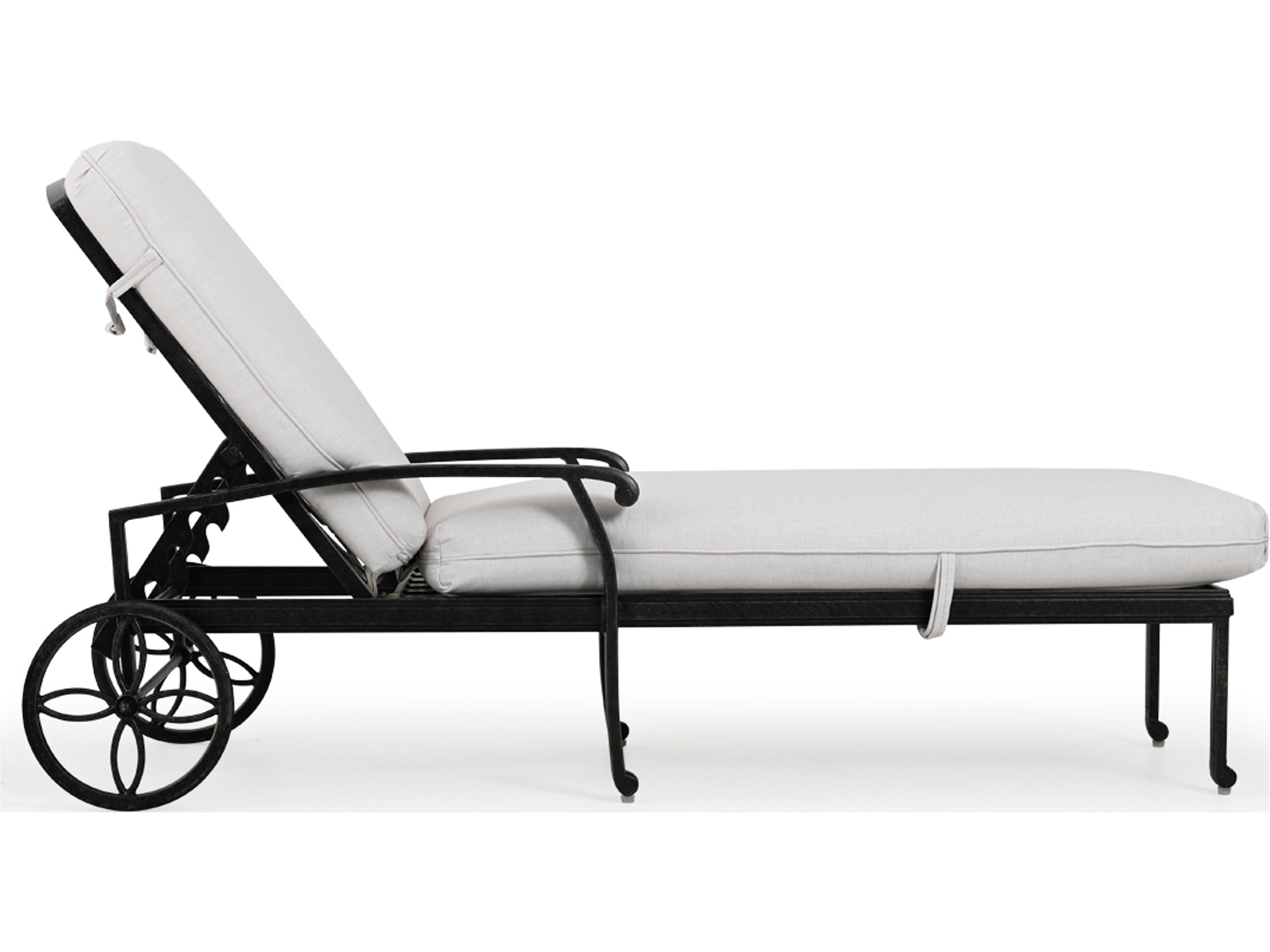 Watermark Living Dauphine Cast Aluminum Outdoor Chaise Lounge