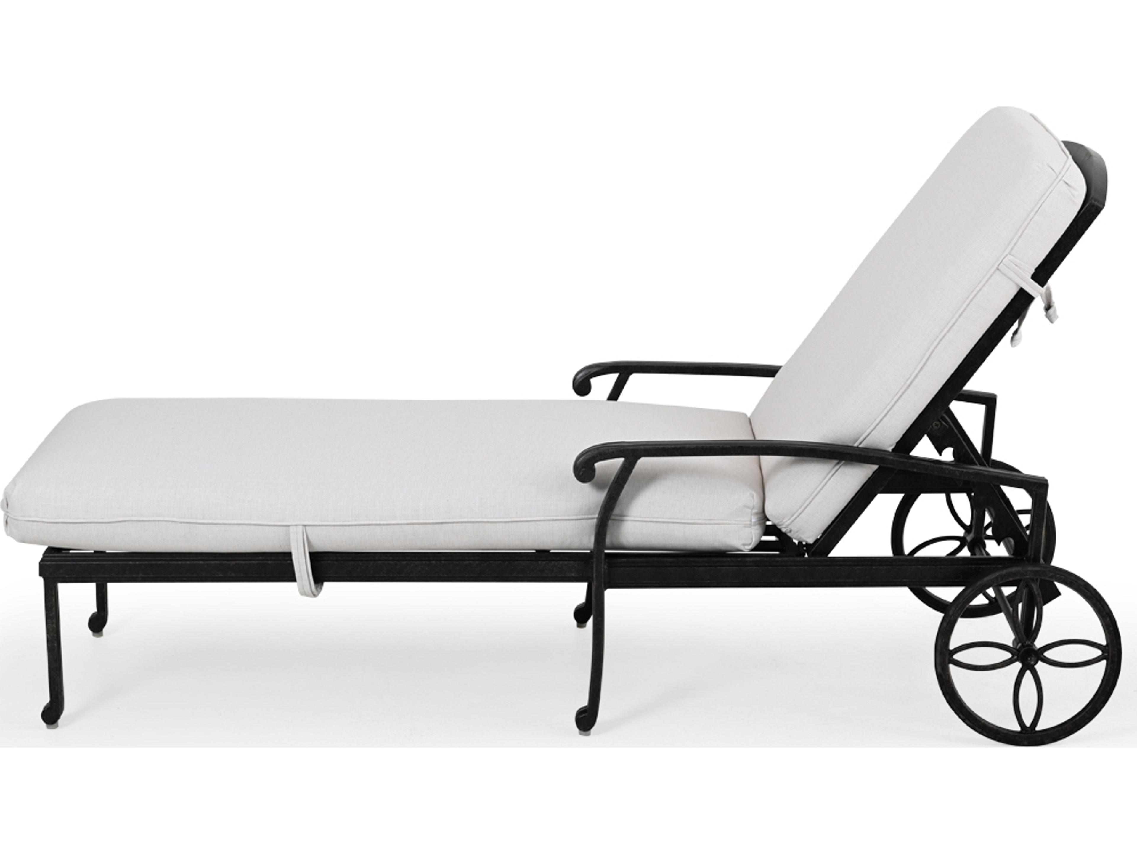 Watermark Living Dauphine Cast Aluminum Outdoor Chaise Lounge