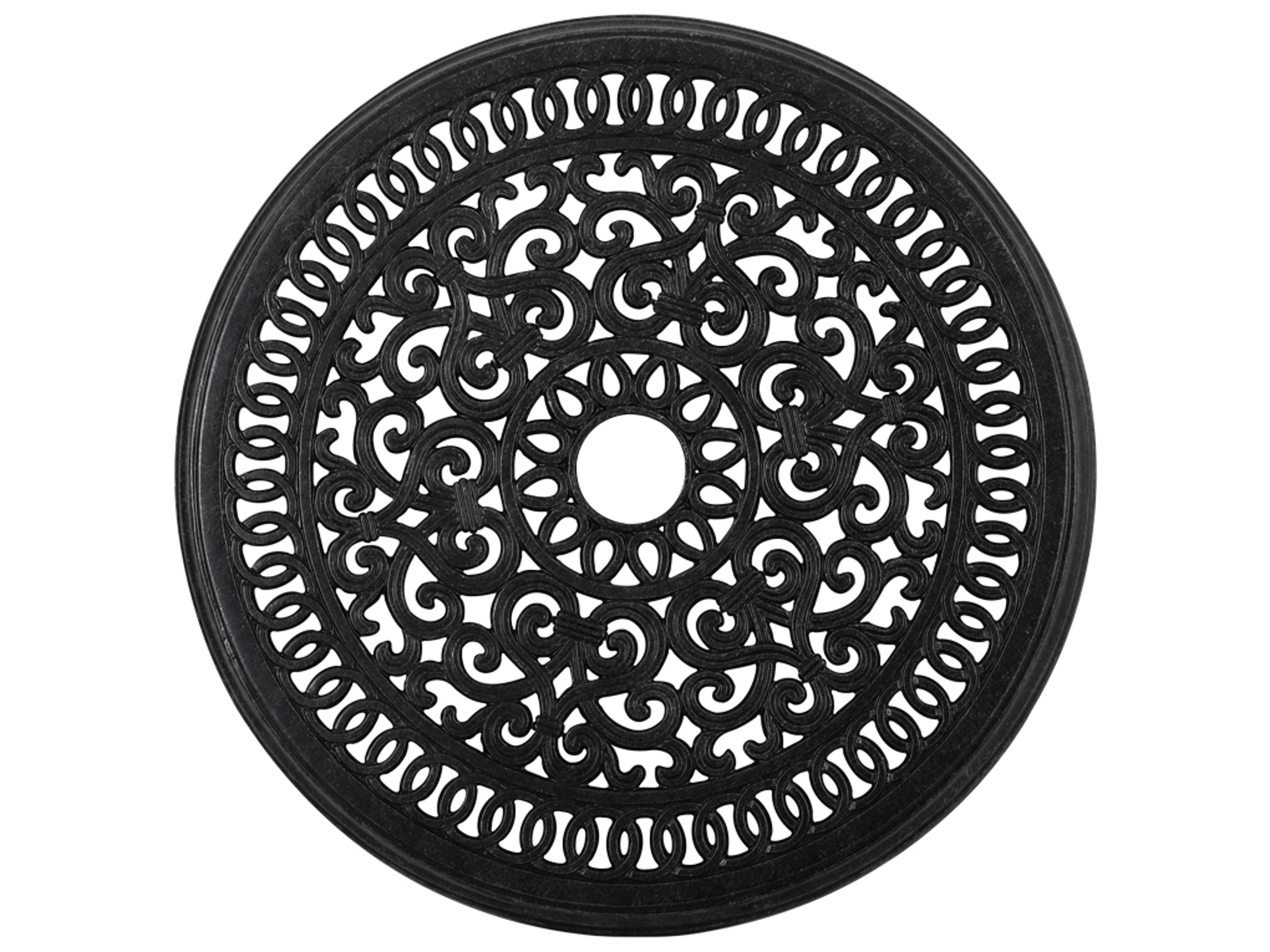 Watermark Living Dauphine Aluminum 20'' Round Lazy Susan