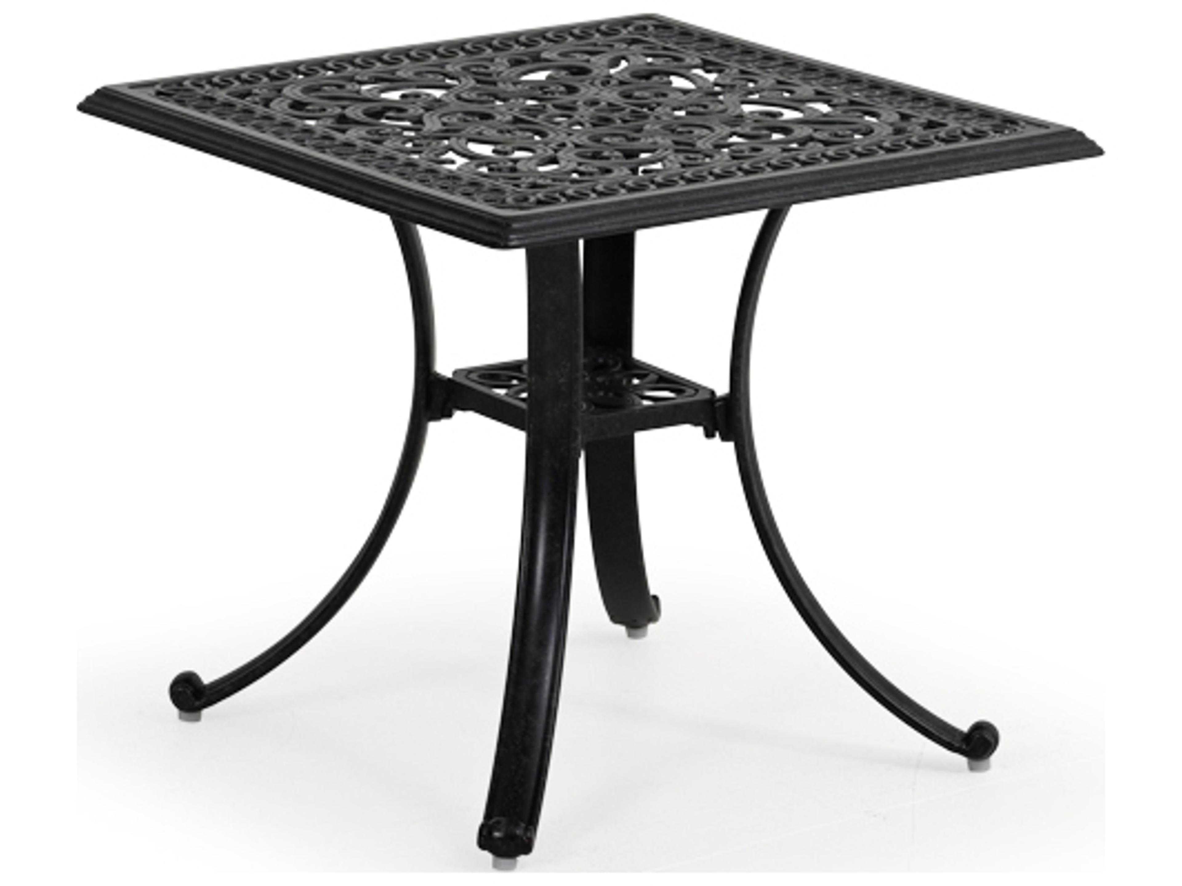 Watermark Living Dauphine Cast Aluminum Square Patio End Table