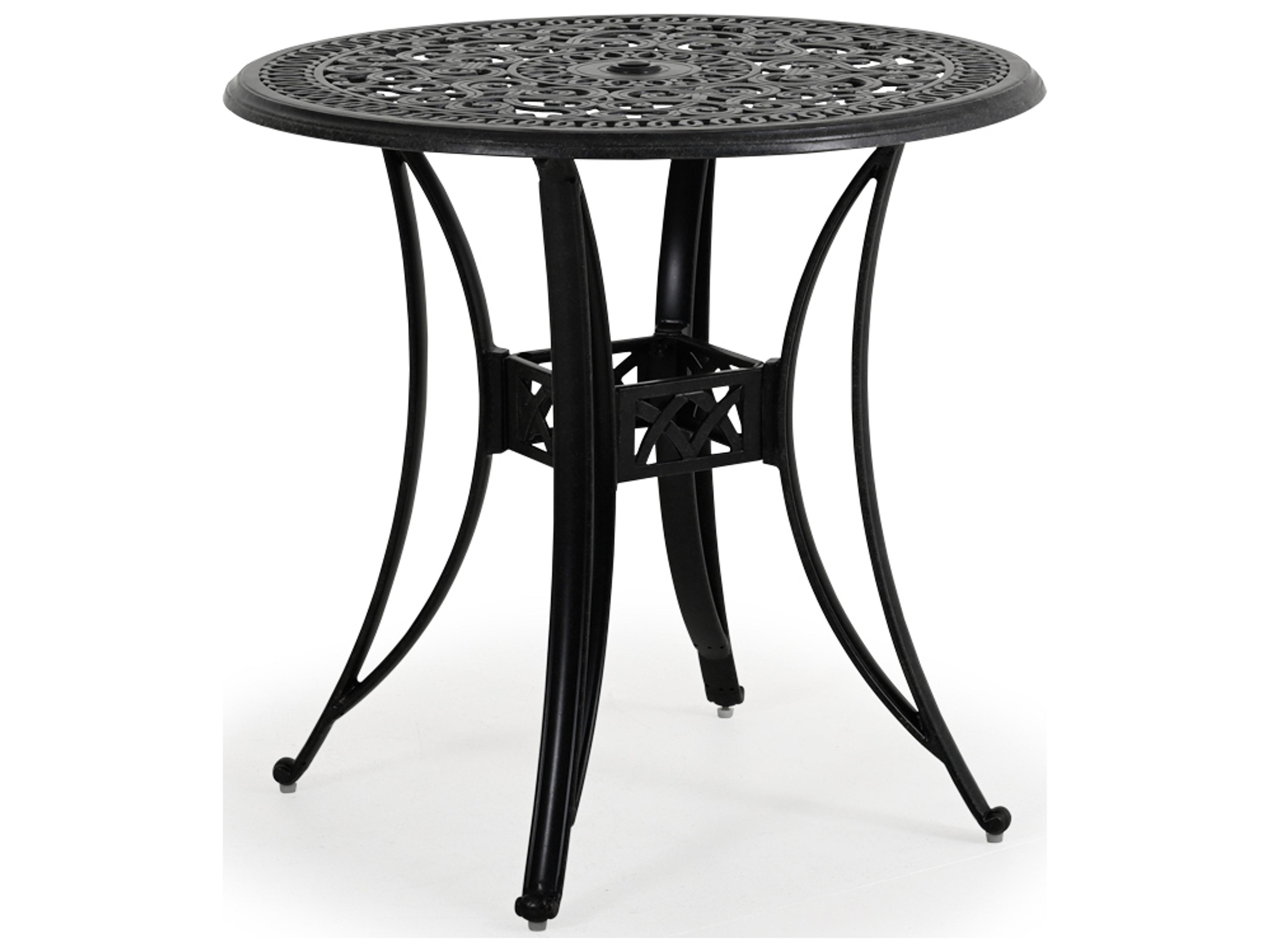 Watermark Living Dauphine Cast Aluminum Round Outdoor Patio Counter Table