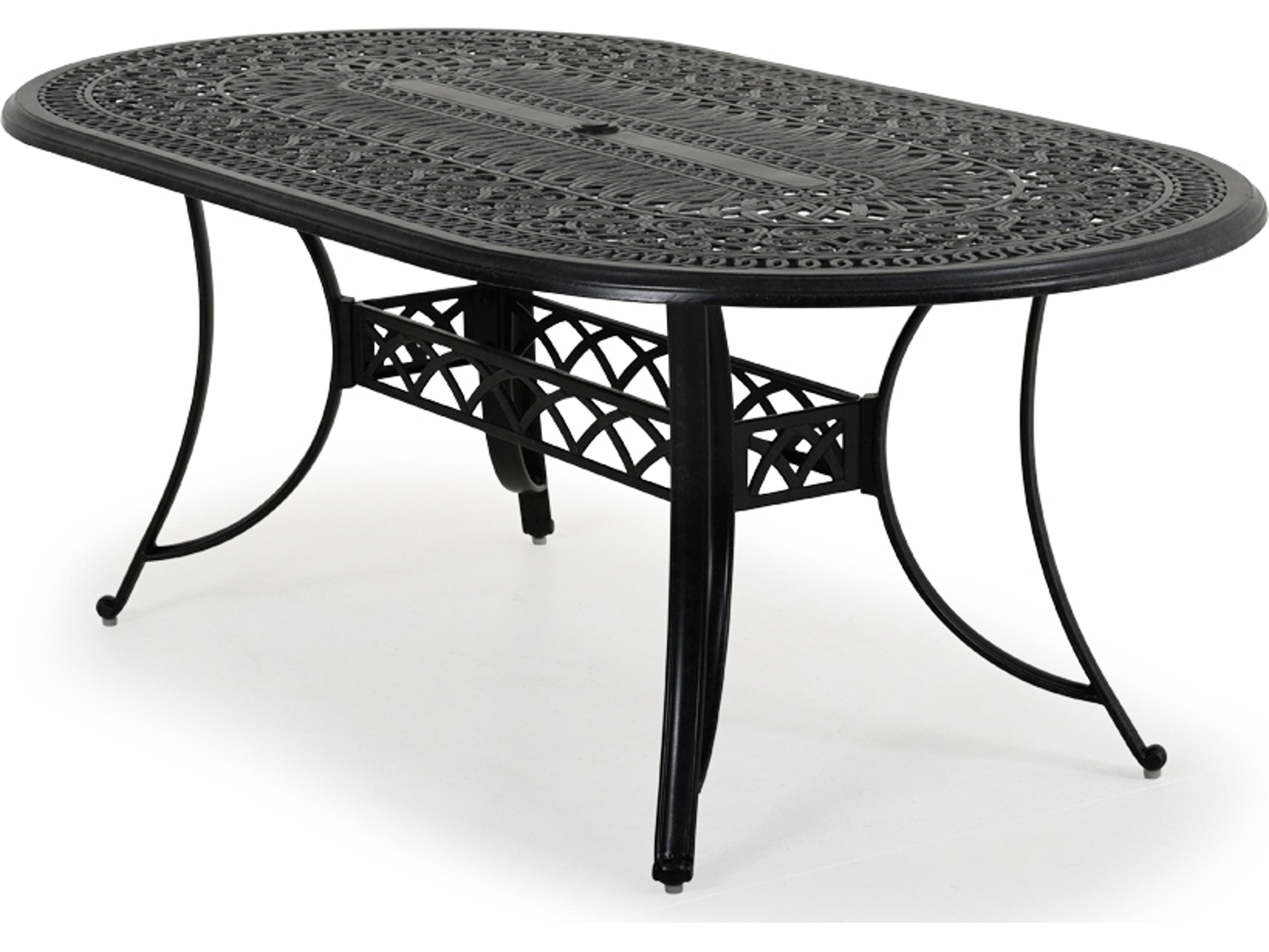 Watermark Living Dauphine Cast Aluminum Rectangular Outdoor Dining Table