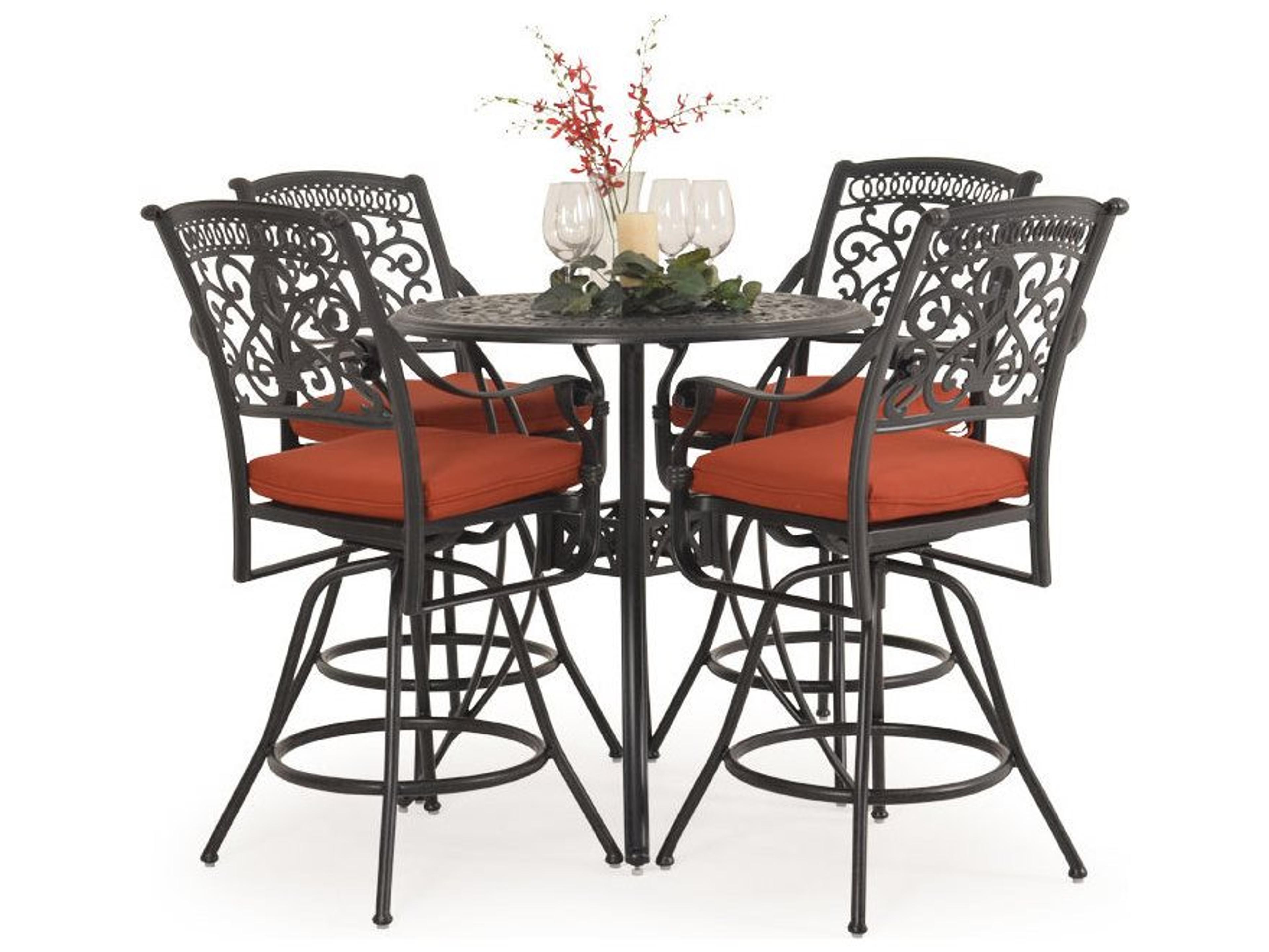 Dauphine Cast Aluminum Bar Set