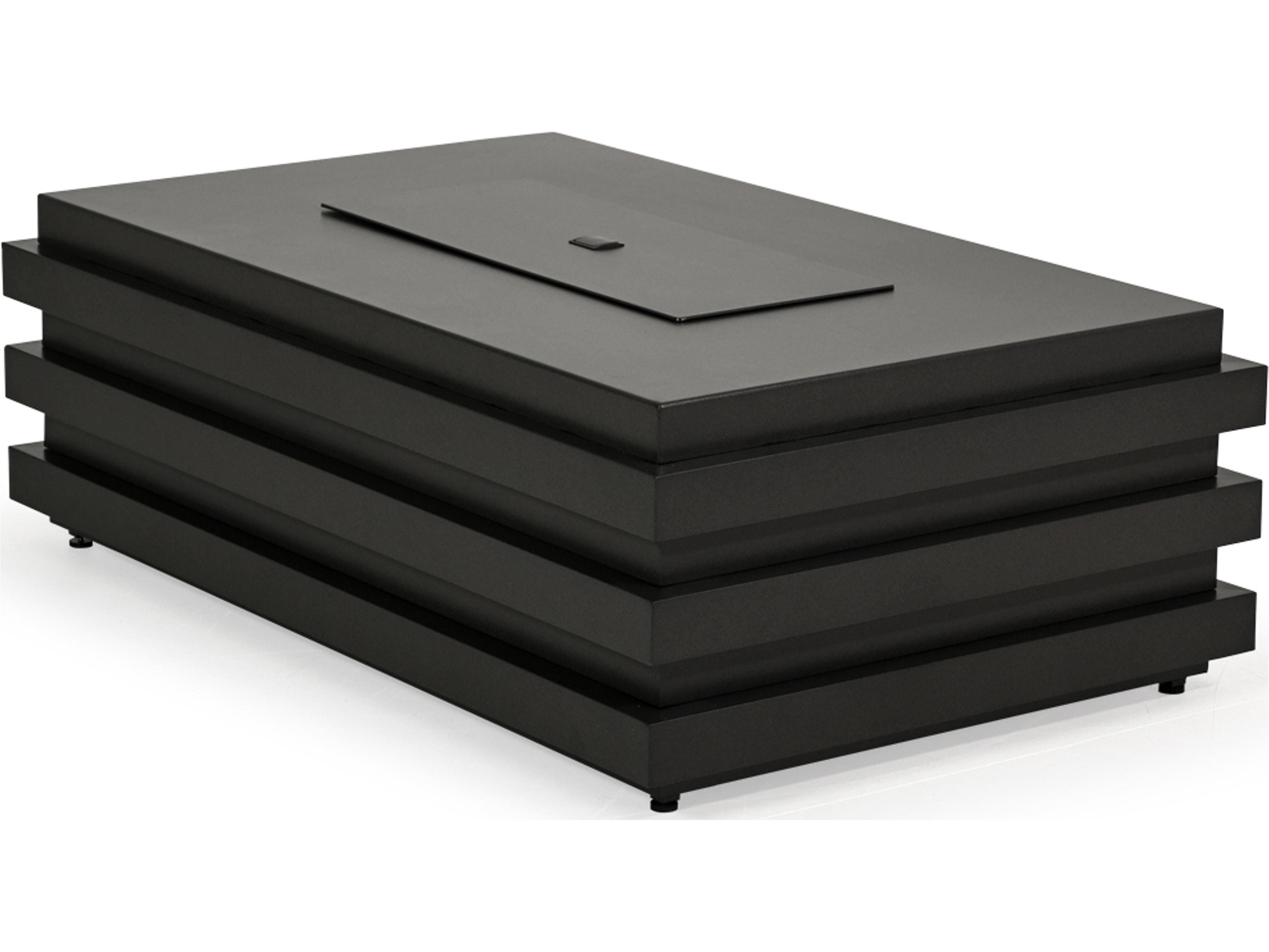 Watermark Living Covina Aluminum Rectangular Outdoor Fire Pit Table with Lid