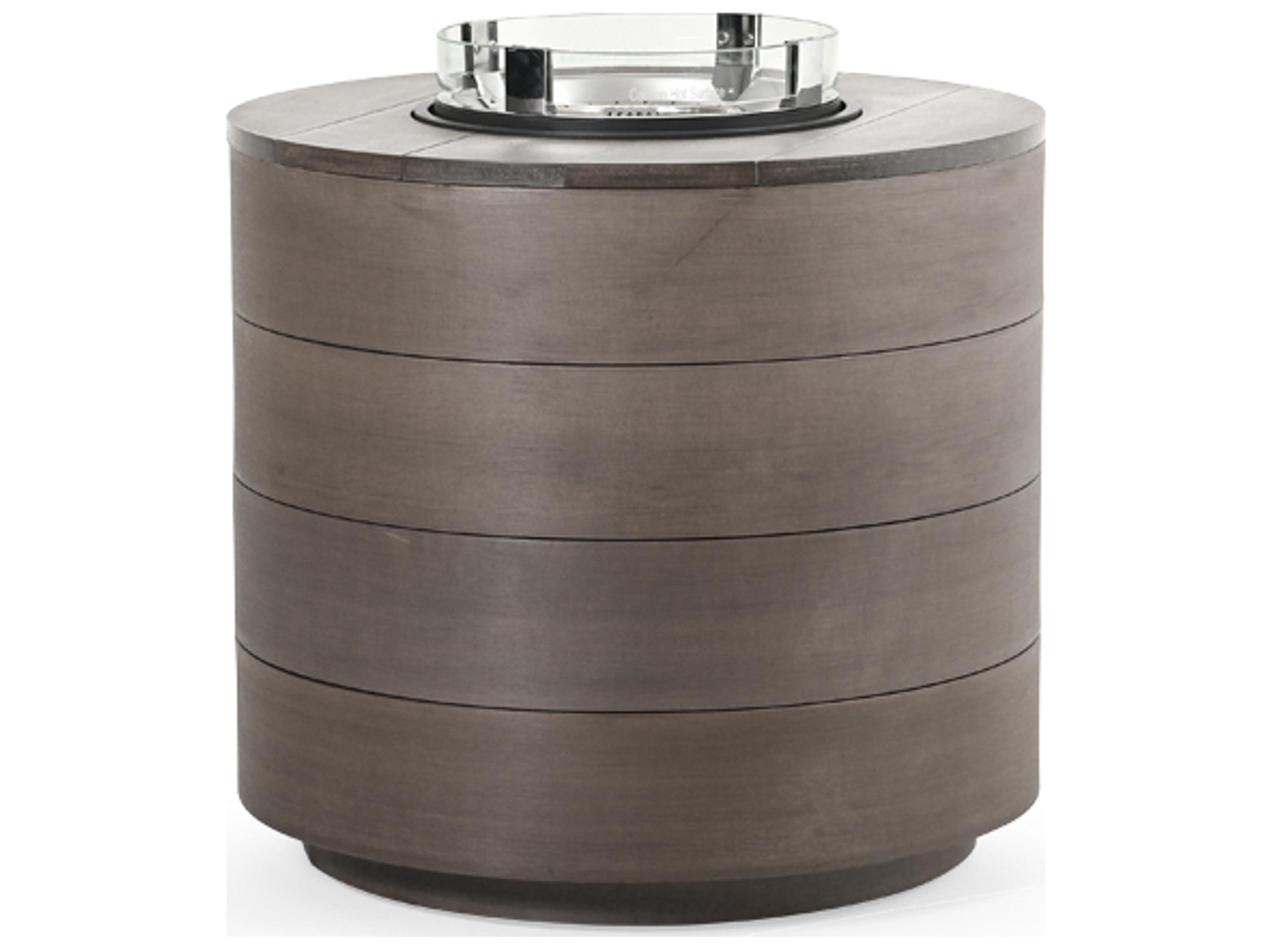 Miramar PoliSoul Round Outdoor Fire Pit Table