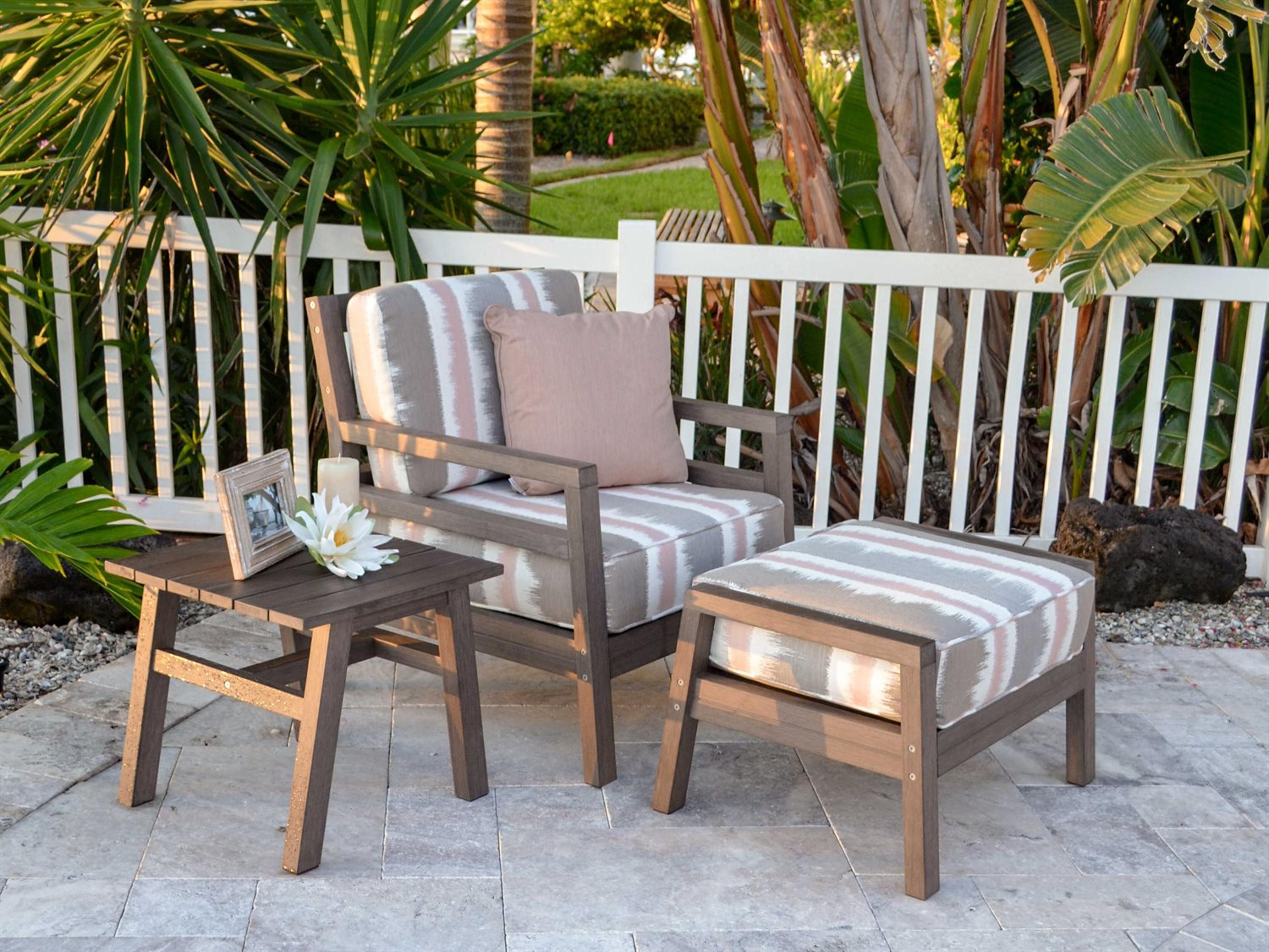 Miramar Teak Outdoor Patio Lounge Set