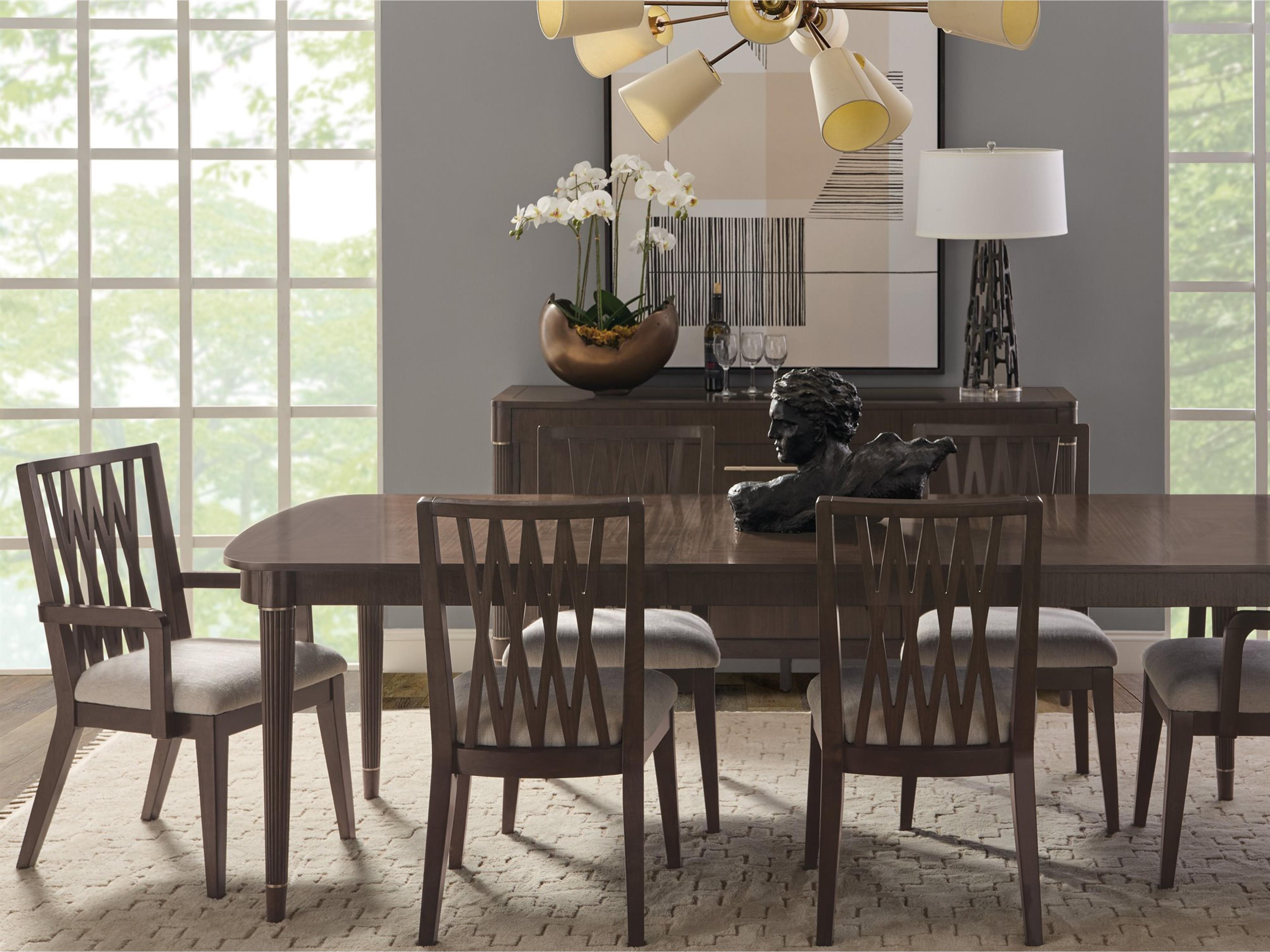 Asher Park Brown Dining Room Set