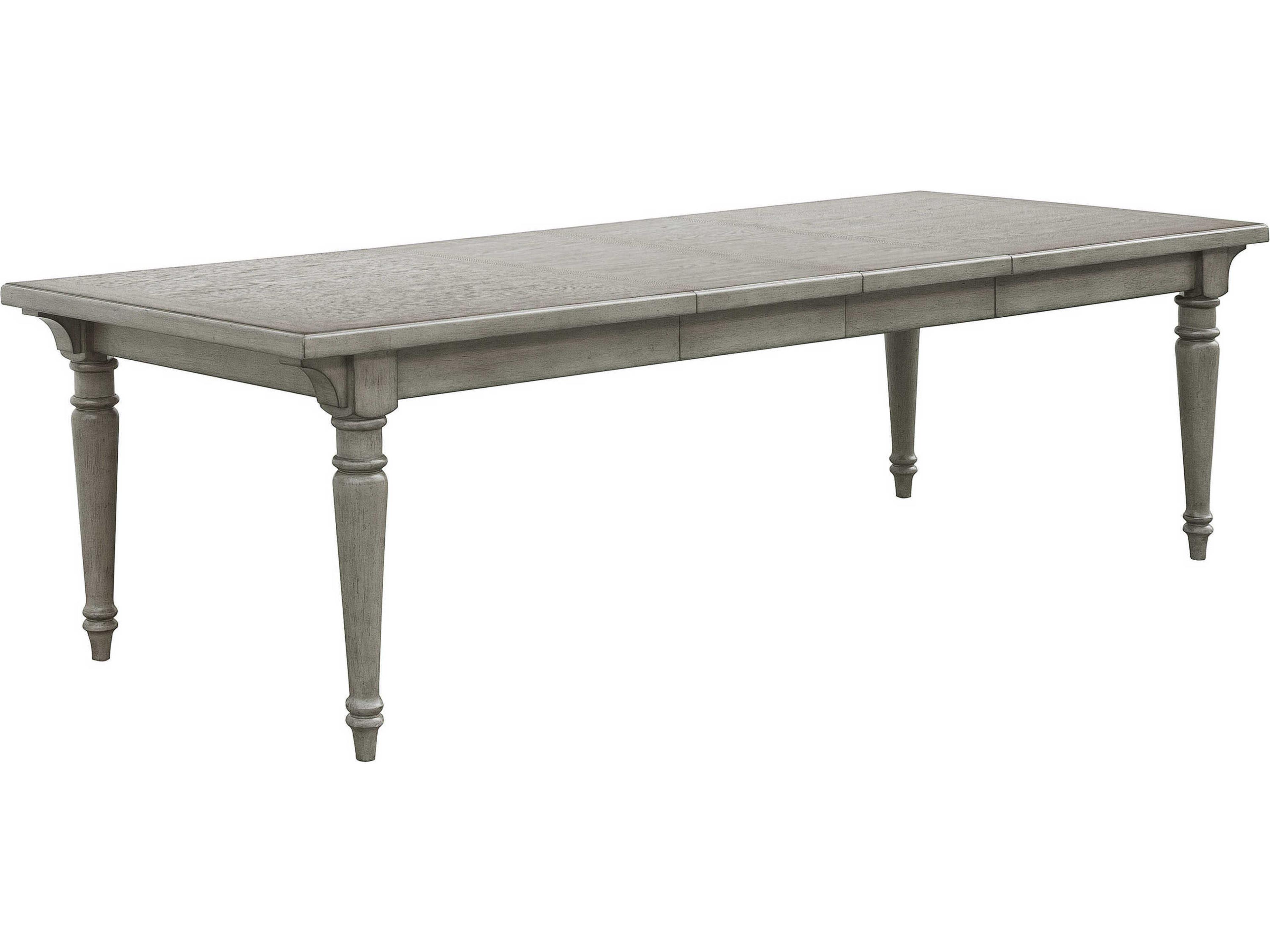 Madison Ridge Extendable Rectangular Wood Gray Dining Table
