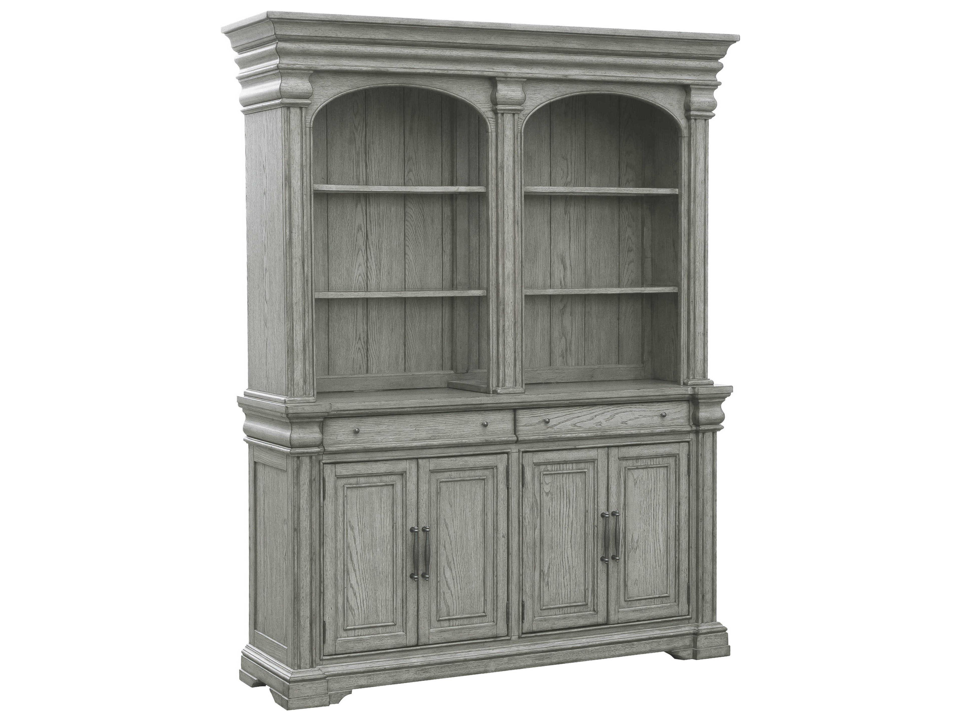 Madison Ridge 65" Hardwood Gray Sideboard