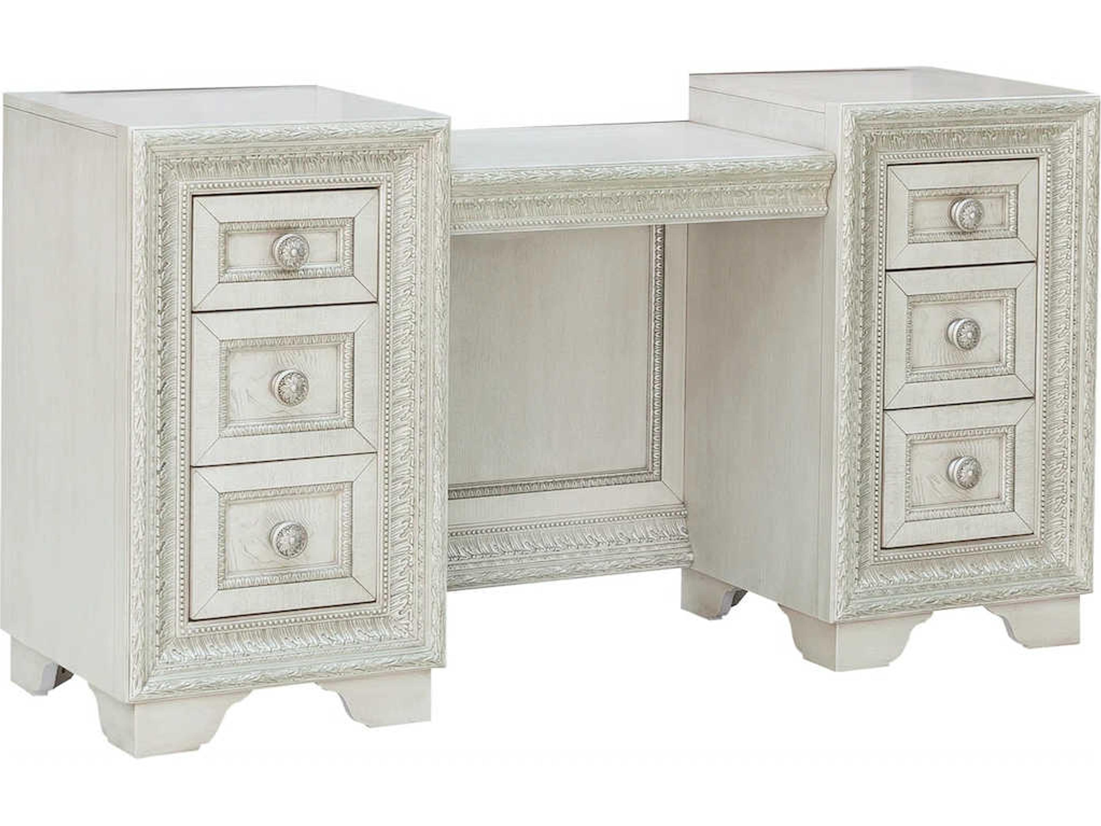 Camila Creamy White Rubberwood Vanity