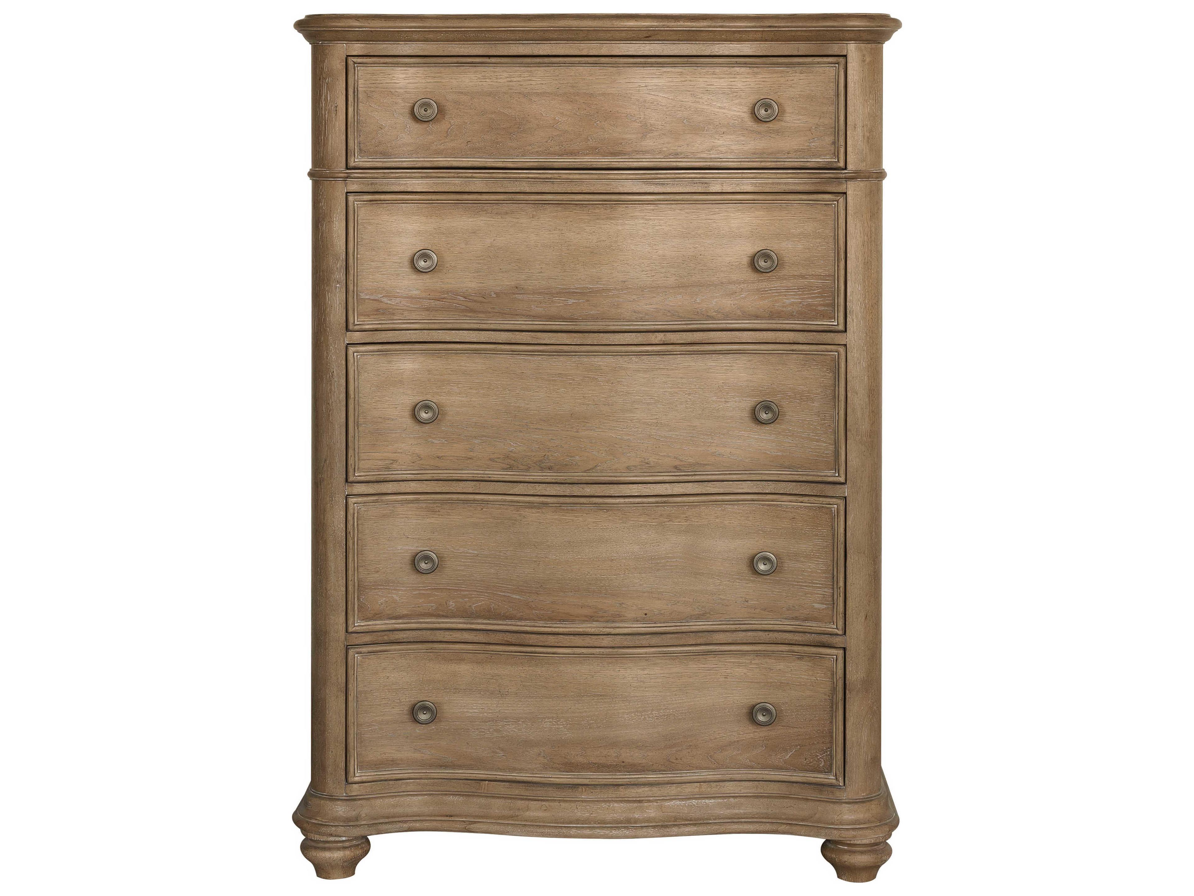Pulaski Weston Hills 5-Drawers Flax Seed Brown Hardwood Accent Chest