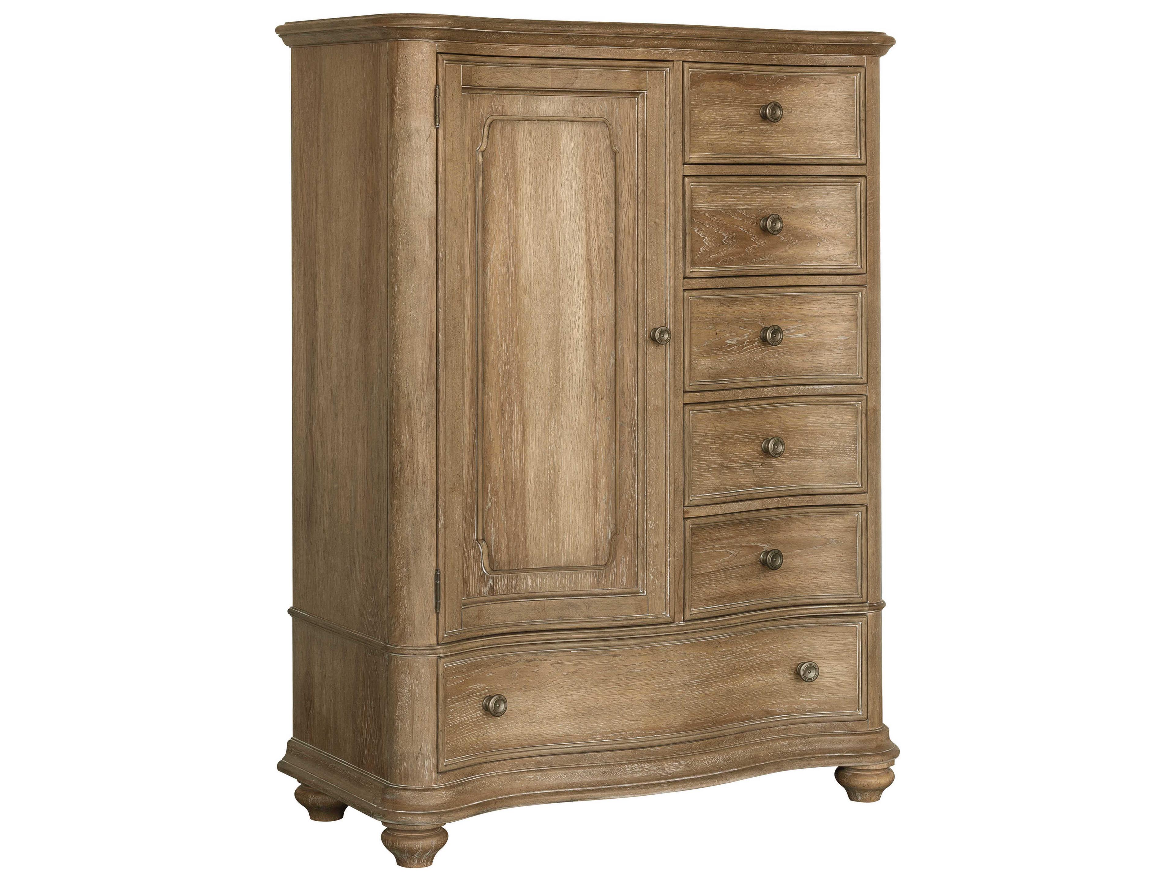 Weston Hills 6-Drawers Flax Seed Brown Hardwood Accent Chest