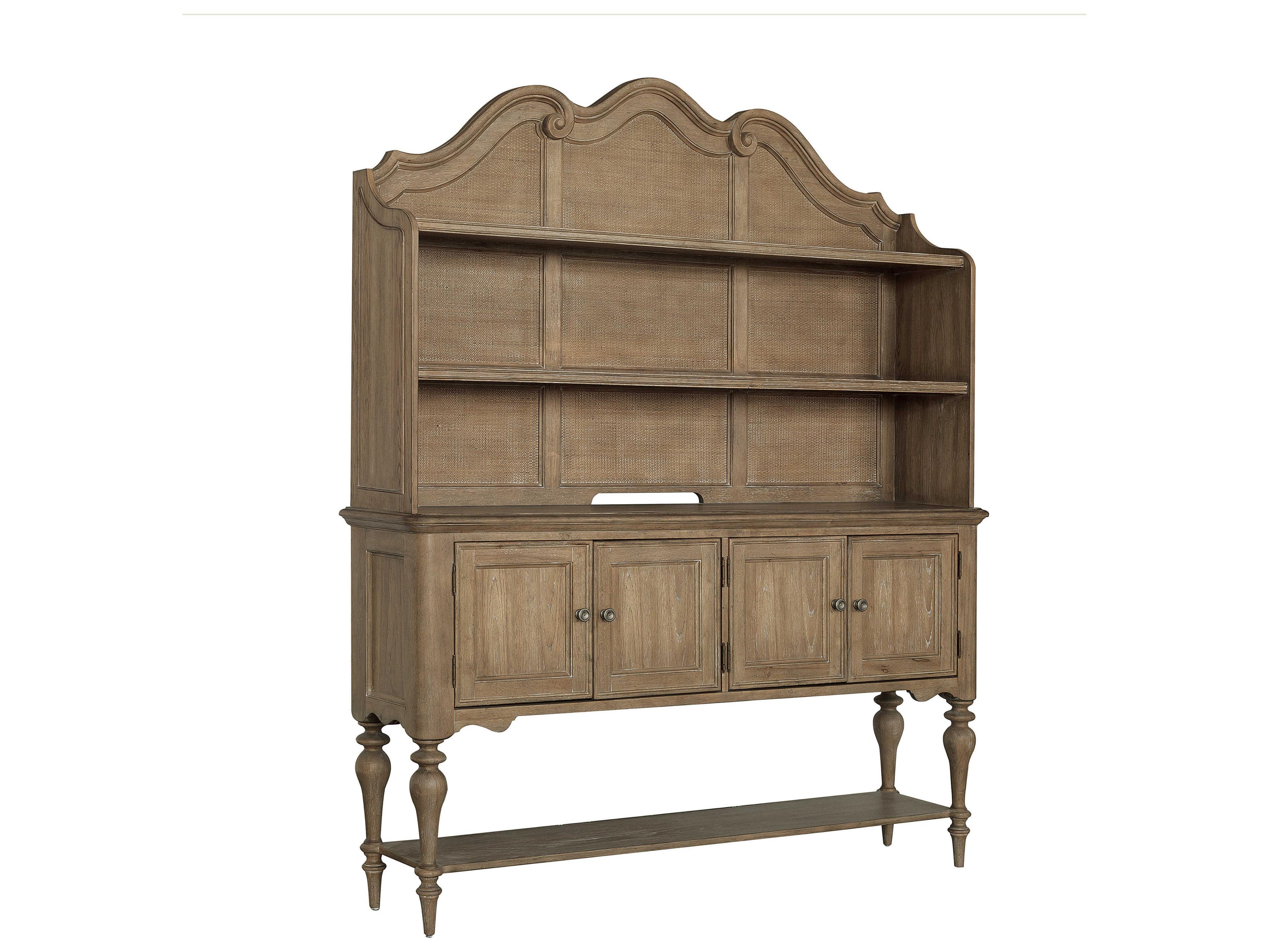Weston Hills Sideboard and Hutch in Flax Seed Finish