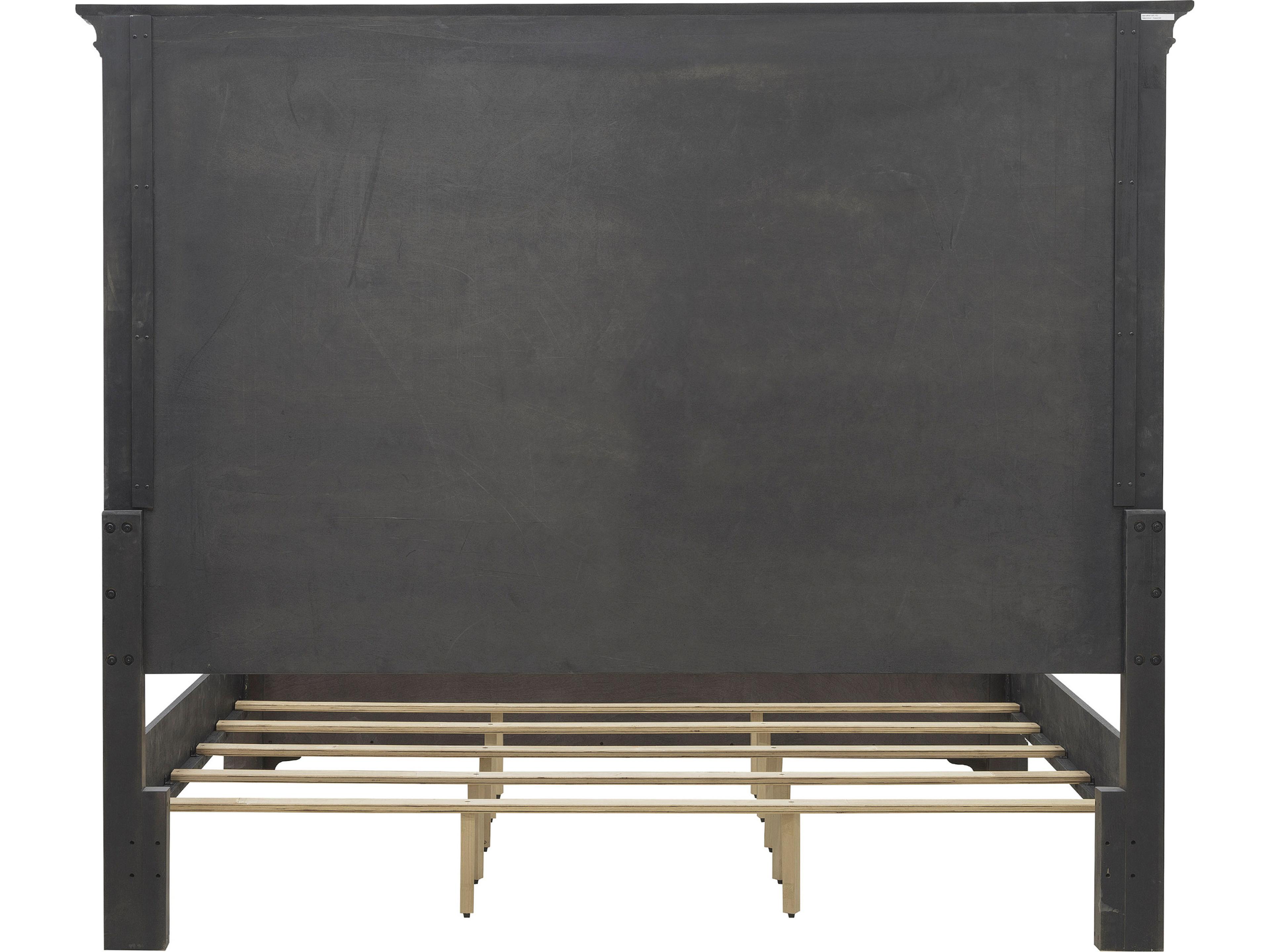 Pulaski Hickory Creek Brown Velvet Wood King Panel Bed