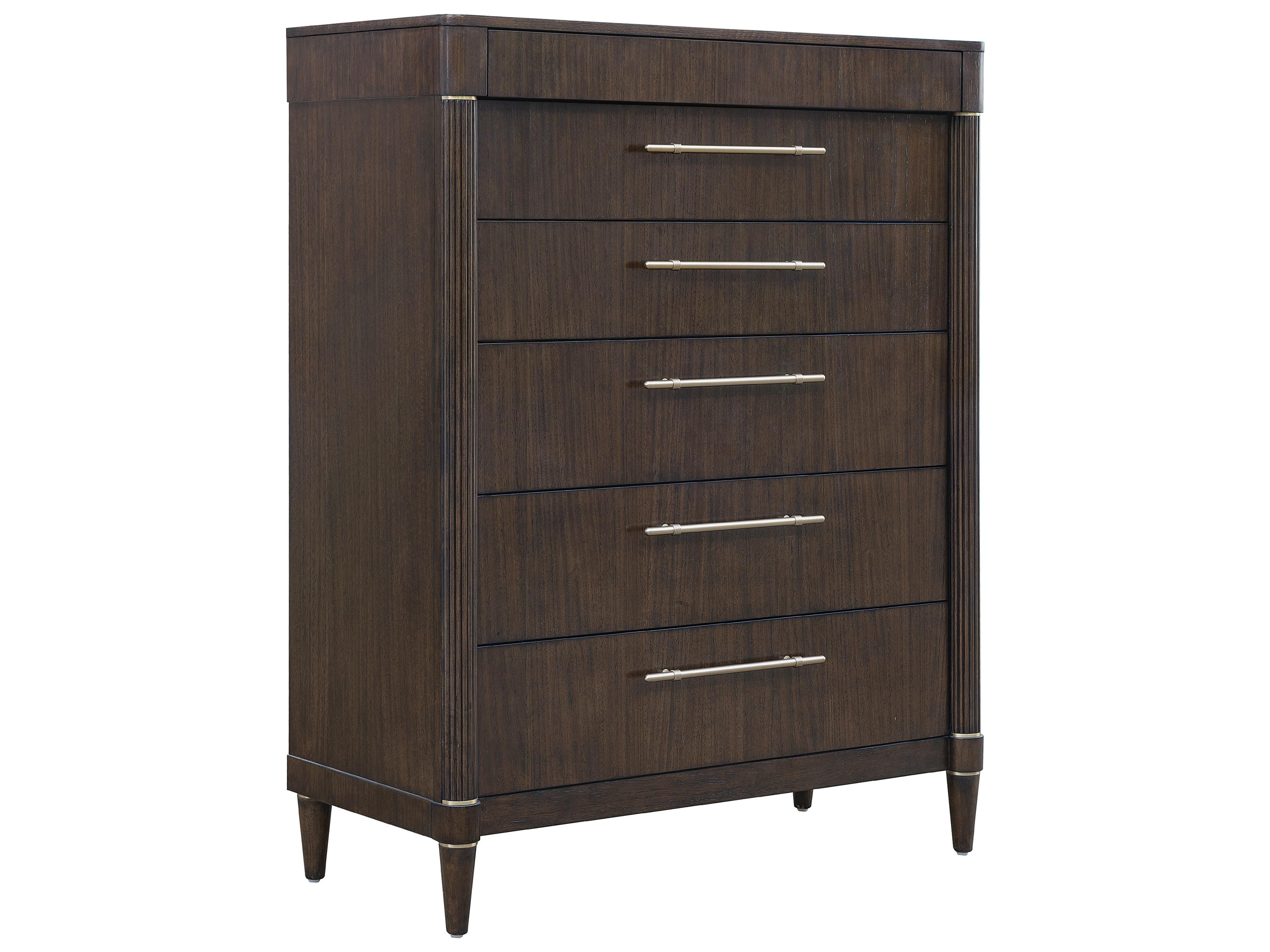 Asher Park Piano Brown Rubberwood Accent Chest