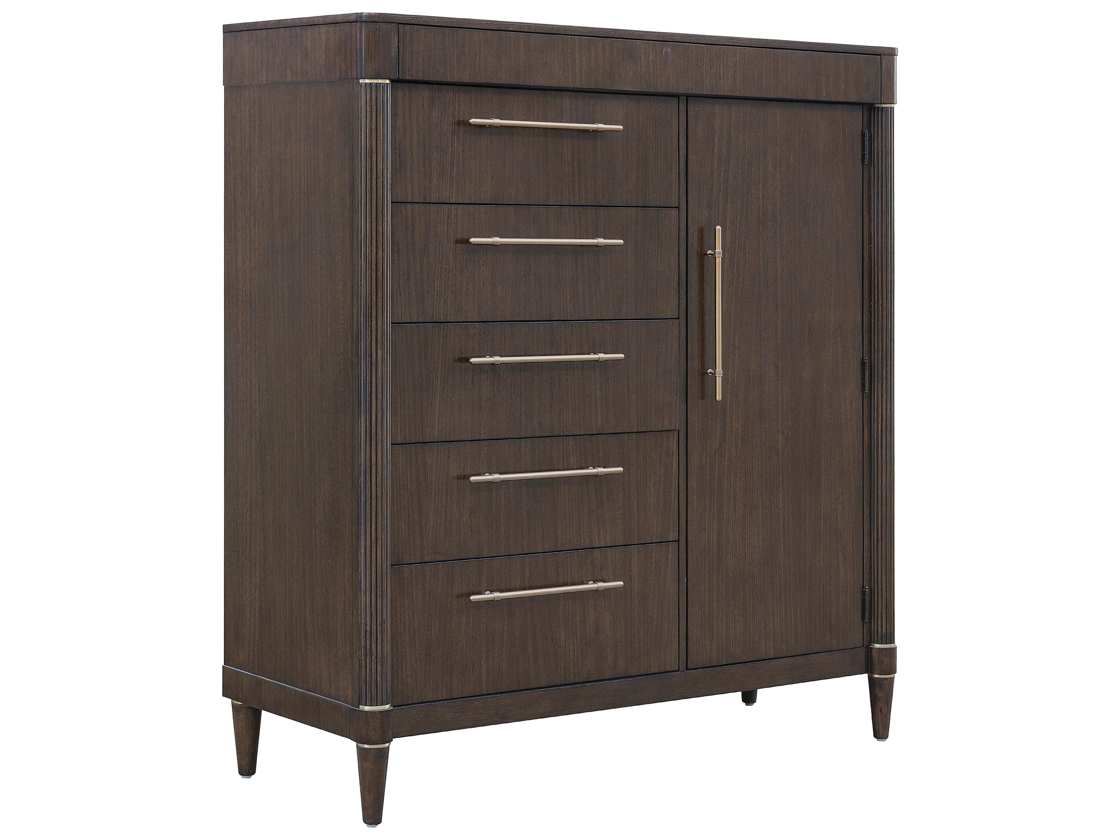 Asher Park Piano Brown Rubberwood Accent Chest