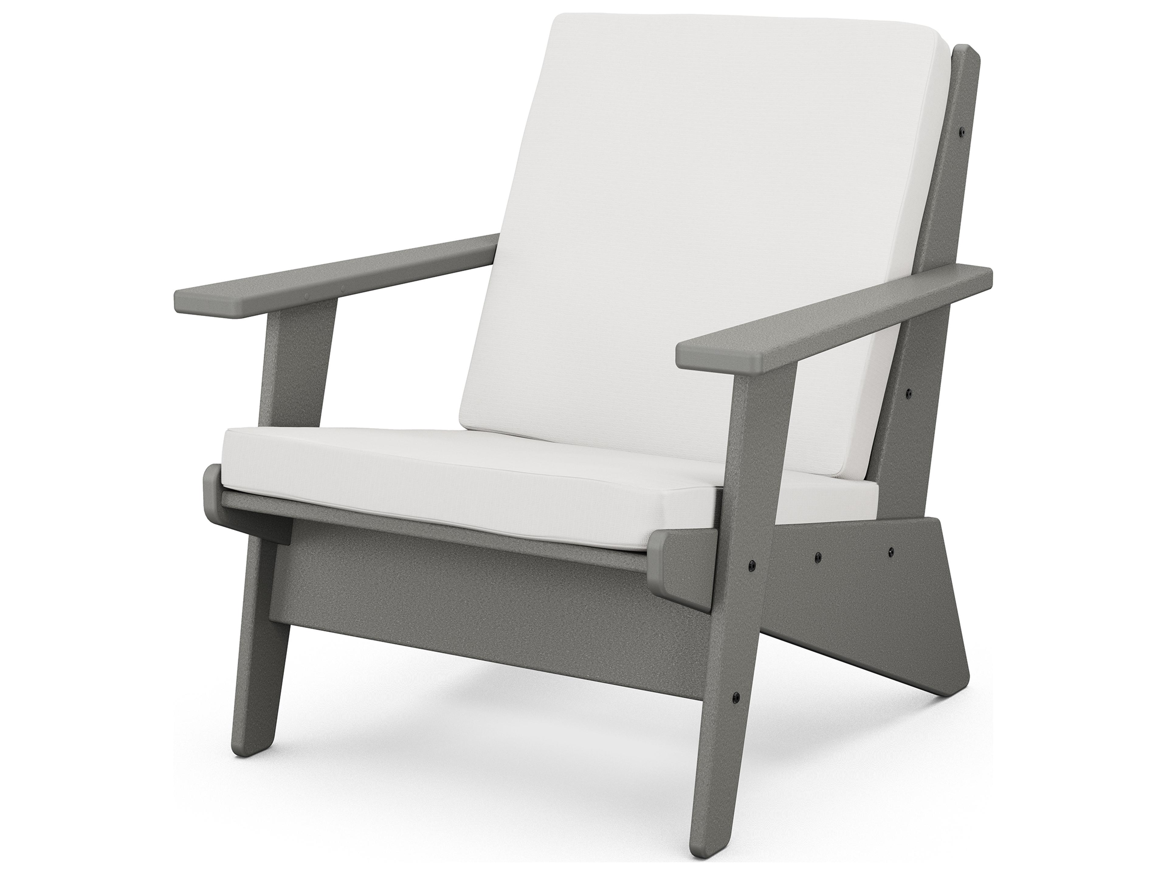 POLYWOOD® Riviera Modern Outdoor Patio Lounge Chair