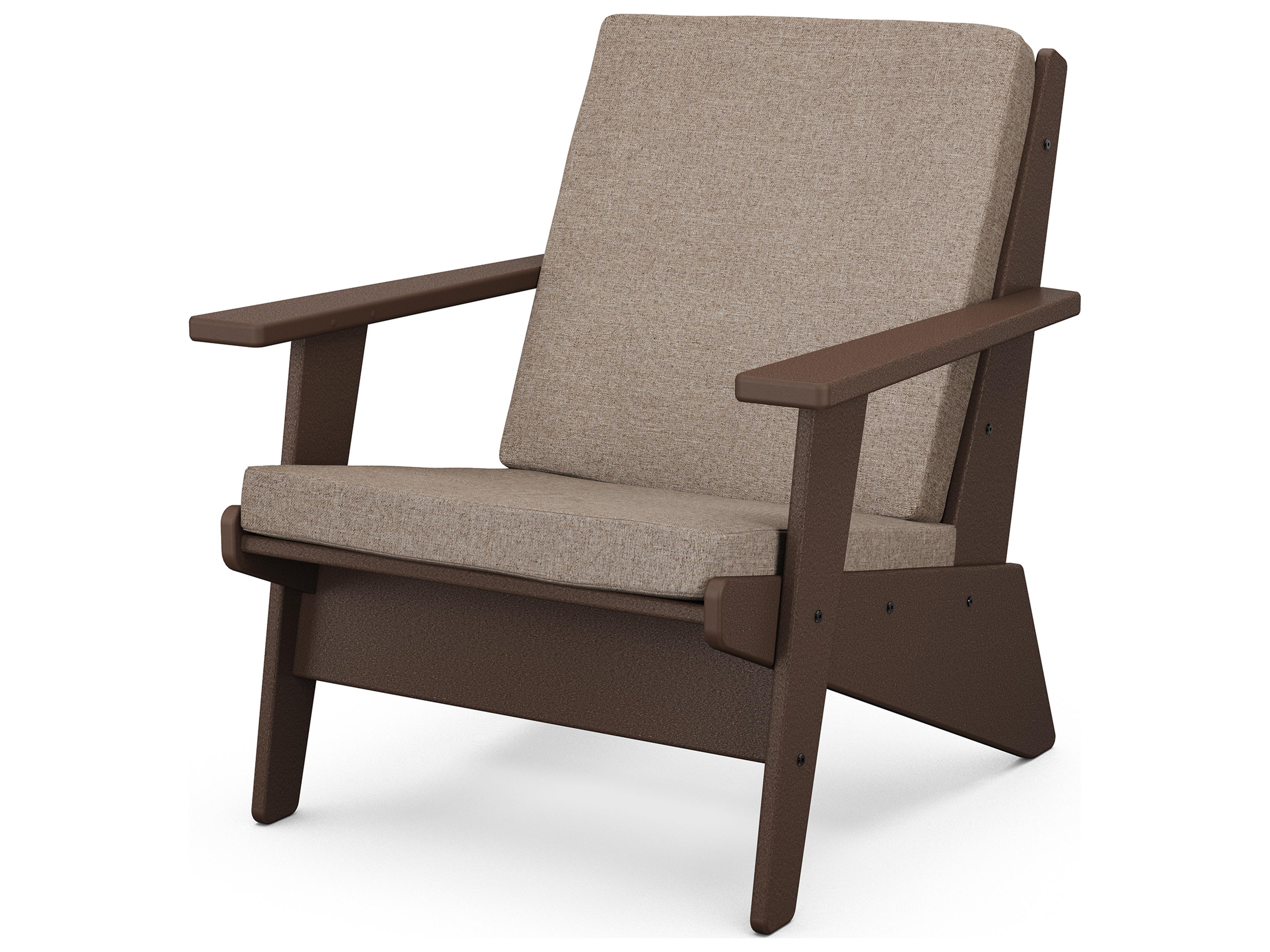 POLYWOOD® Riviera Modern Outdoor Patio Lounge Chair