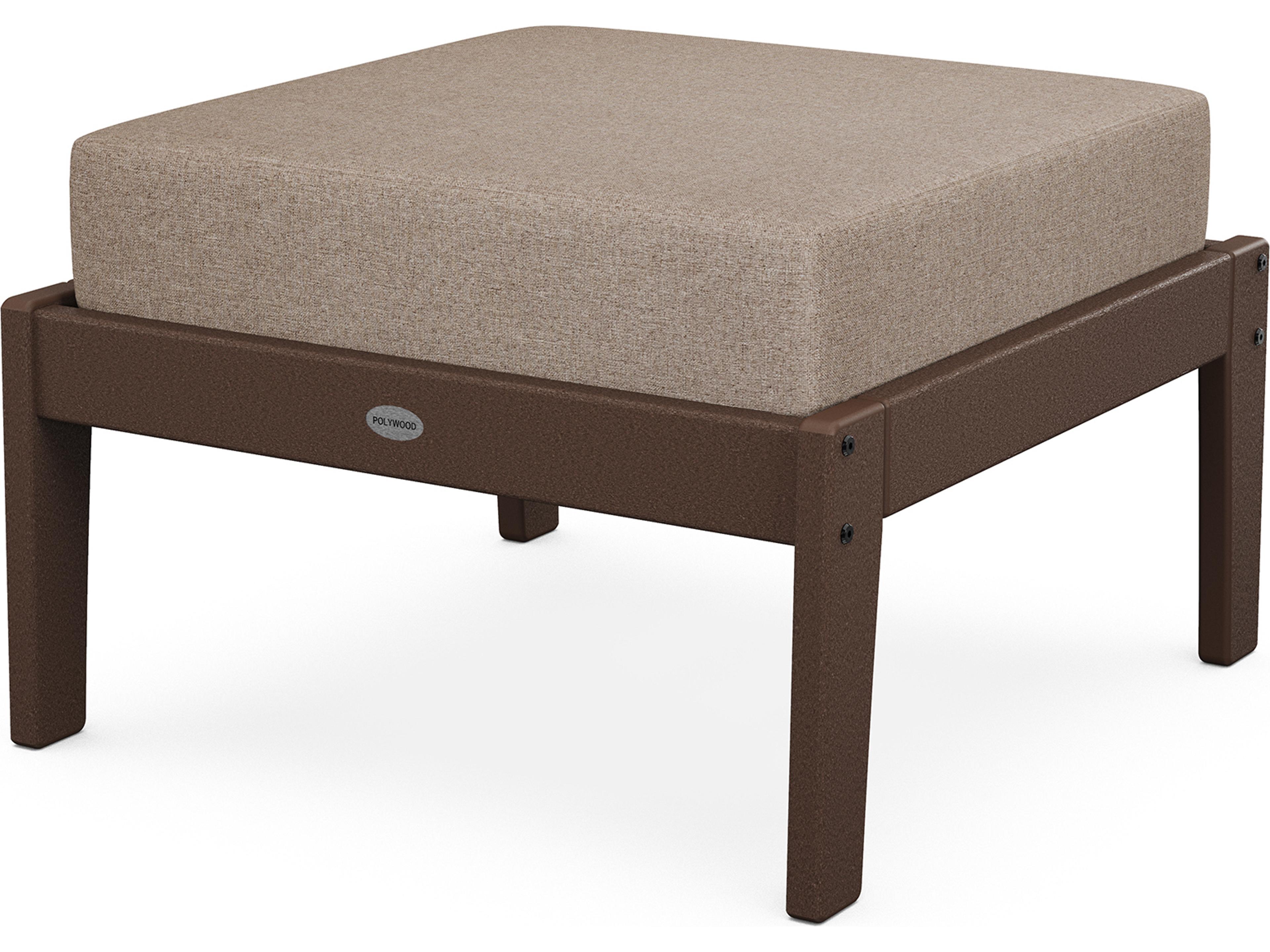 POLYWOOD® Lakeside Recycled Plastic Deep Seating Patio Ottoman