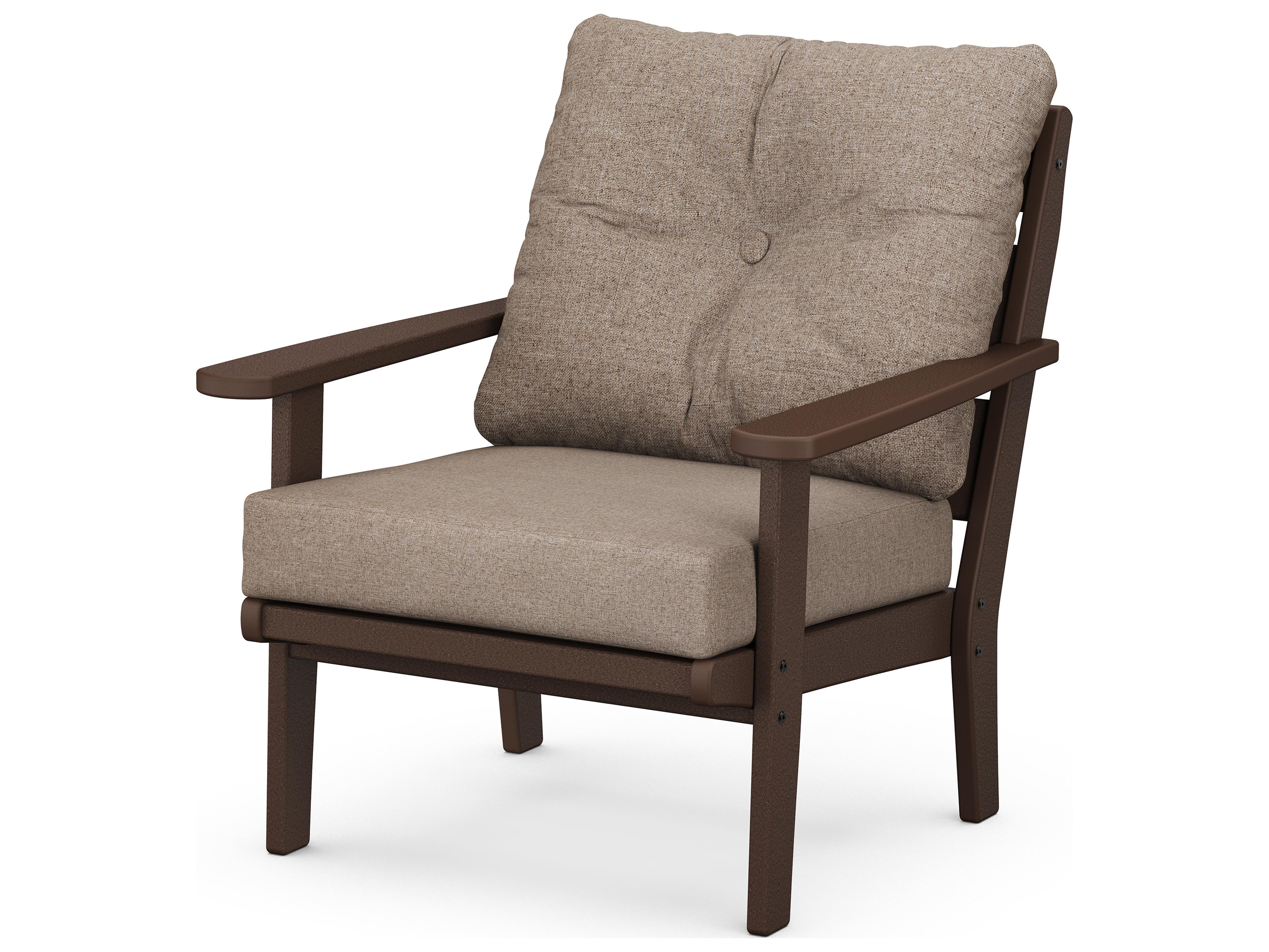 Lakeside Recycled Plastic Deep Seating Outdoor Lounge Chair