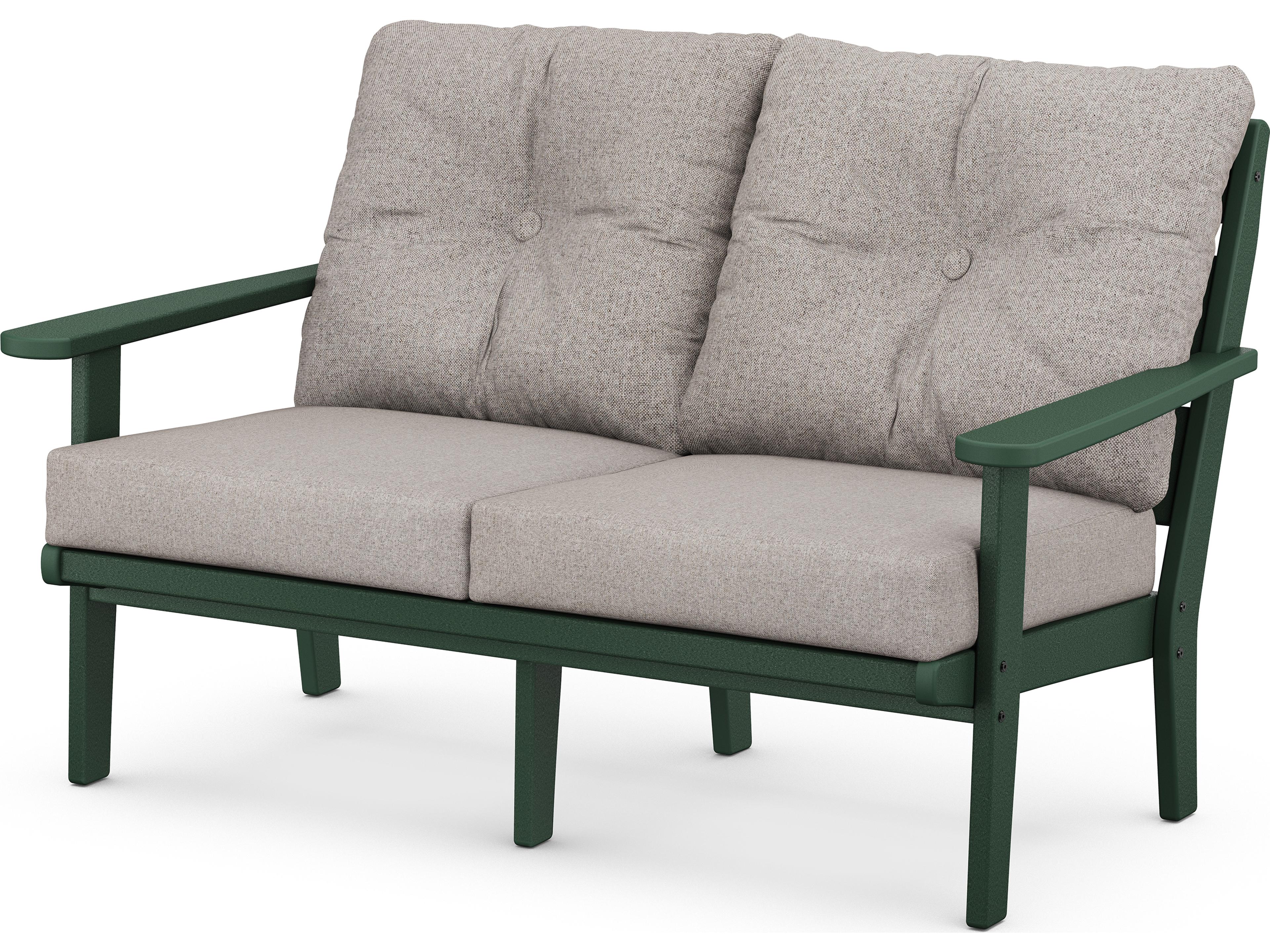 POLYWOOD® Lakeside Recycled Plastic Deep Seating Patio Loveseat