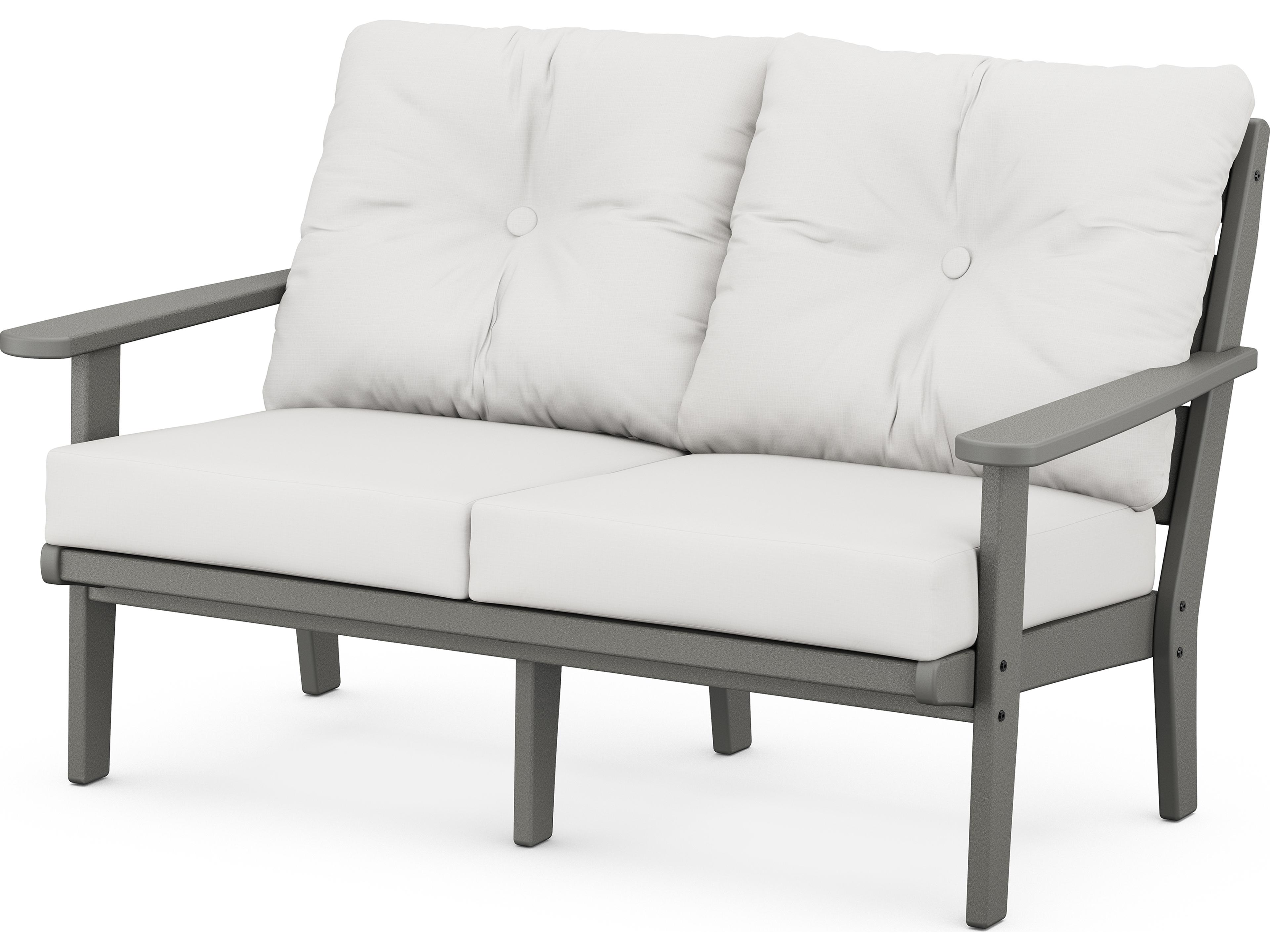 POLYWOOD® Lakeside Recycled Plastic Deep Seating Patio Loveseat