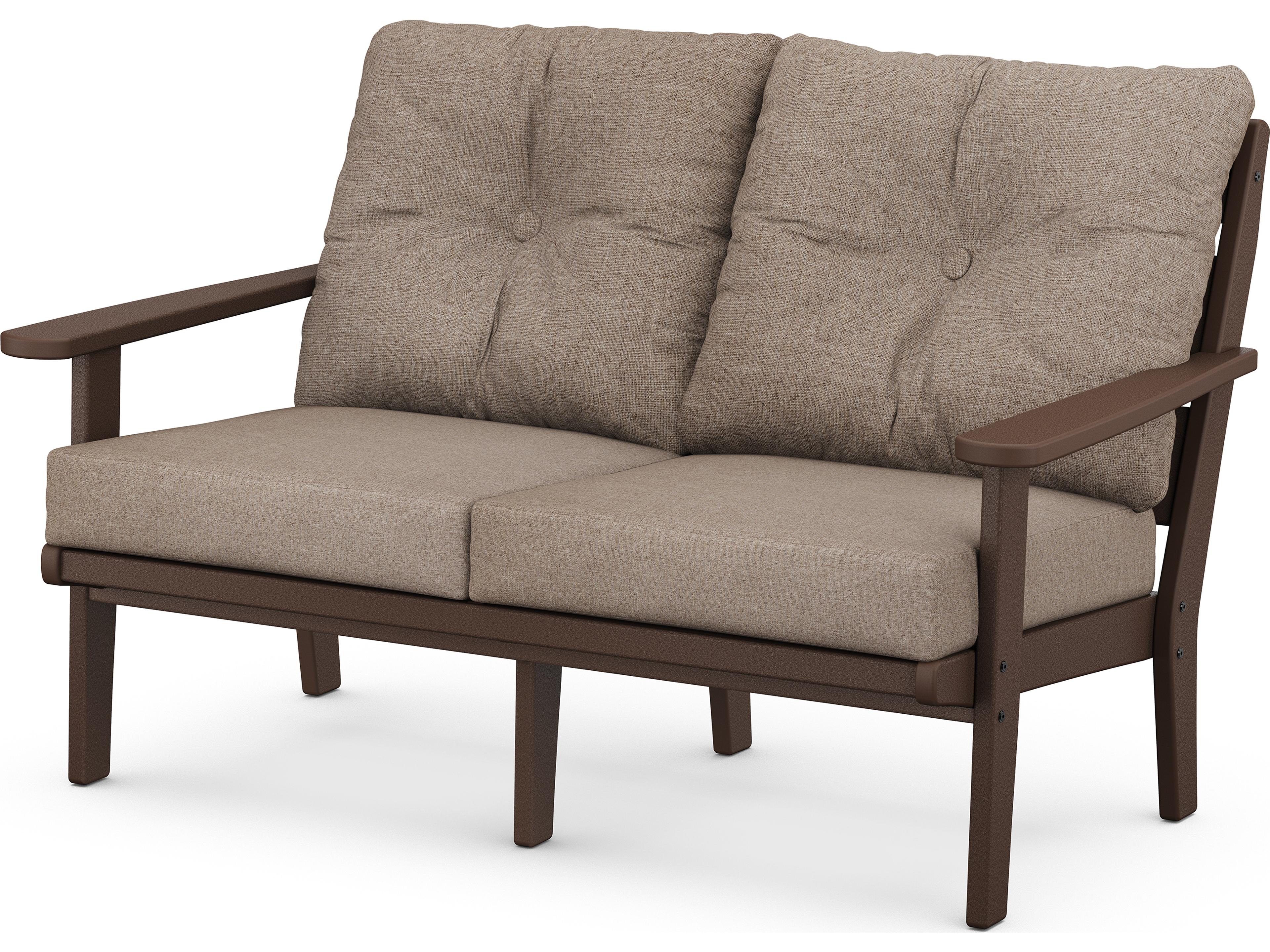 POLYWOOD® Lakeside Recycled Plastic Deep Seating Patio Loveseat