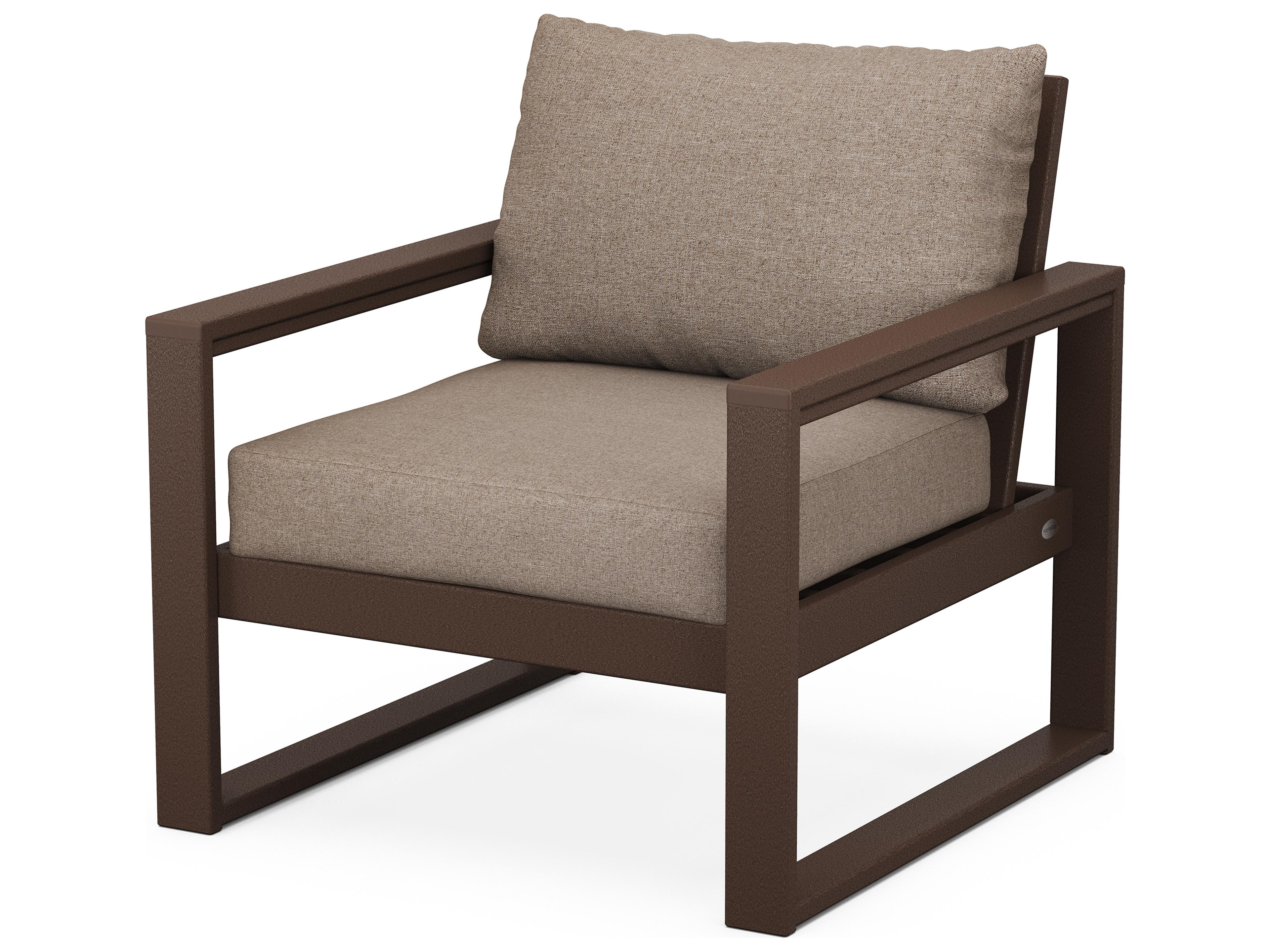 POLYWOOD® Edge Recycled Plastic Outdoor Patio Lounge Chair