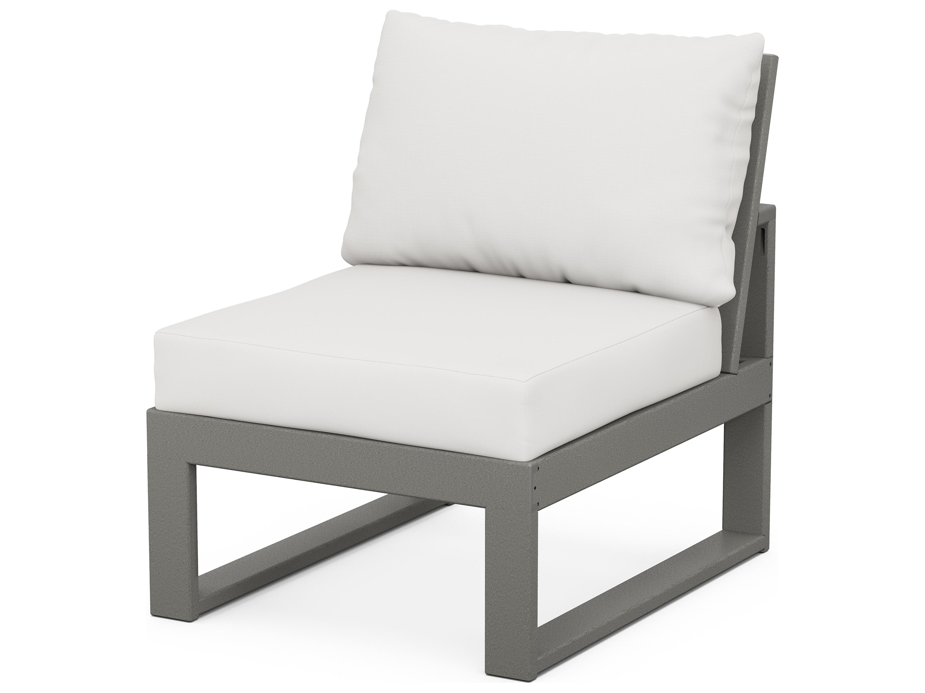 Edge Recycled Plastic Modular Patio Lounge Chair