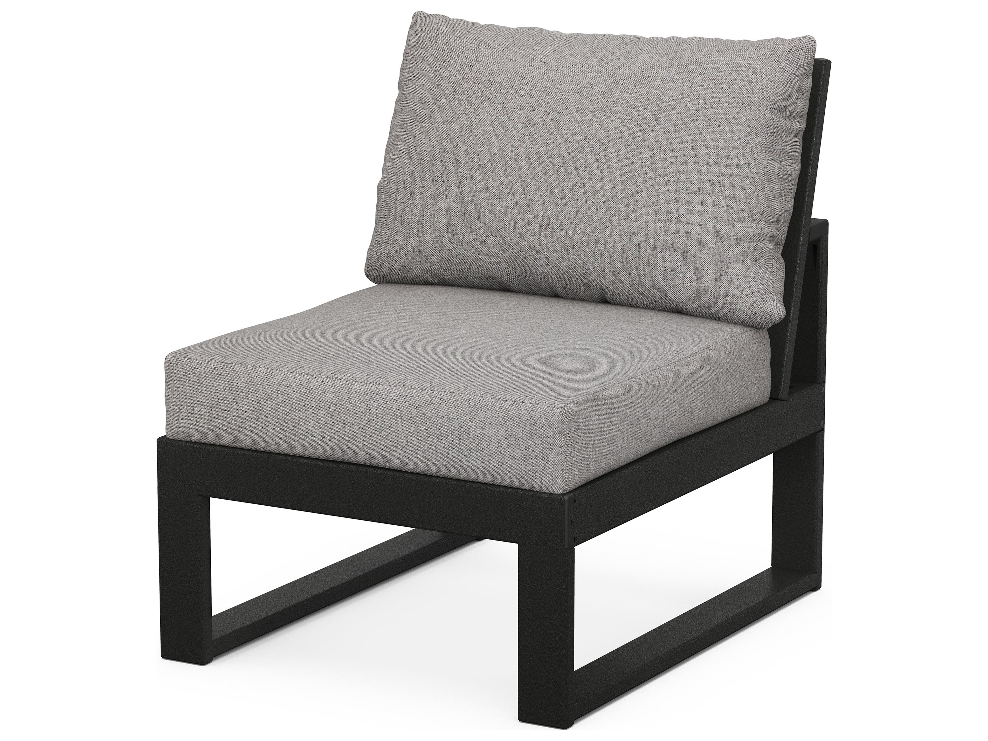 POLYWOOD® Edge Recycled Plastic Modular Patio Lounge Chair