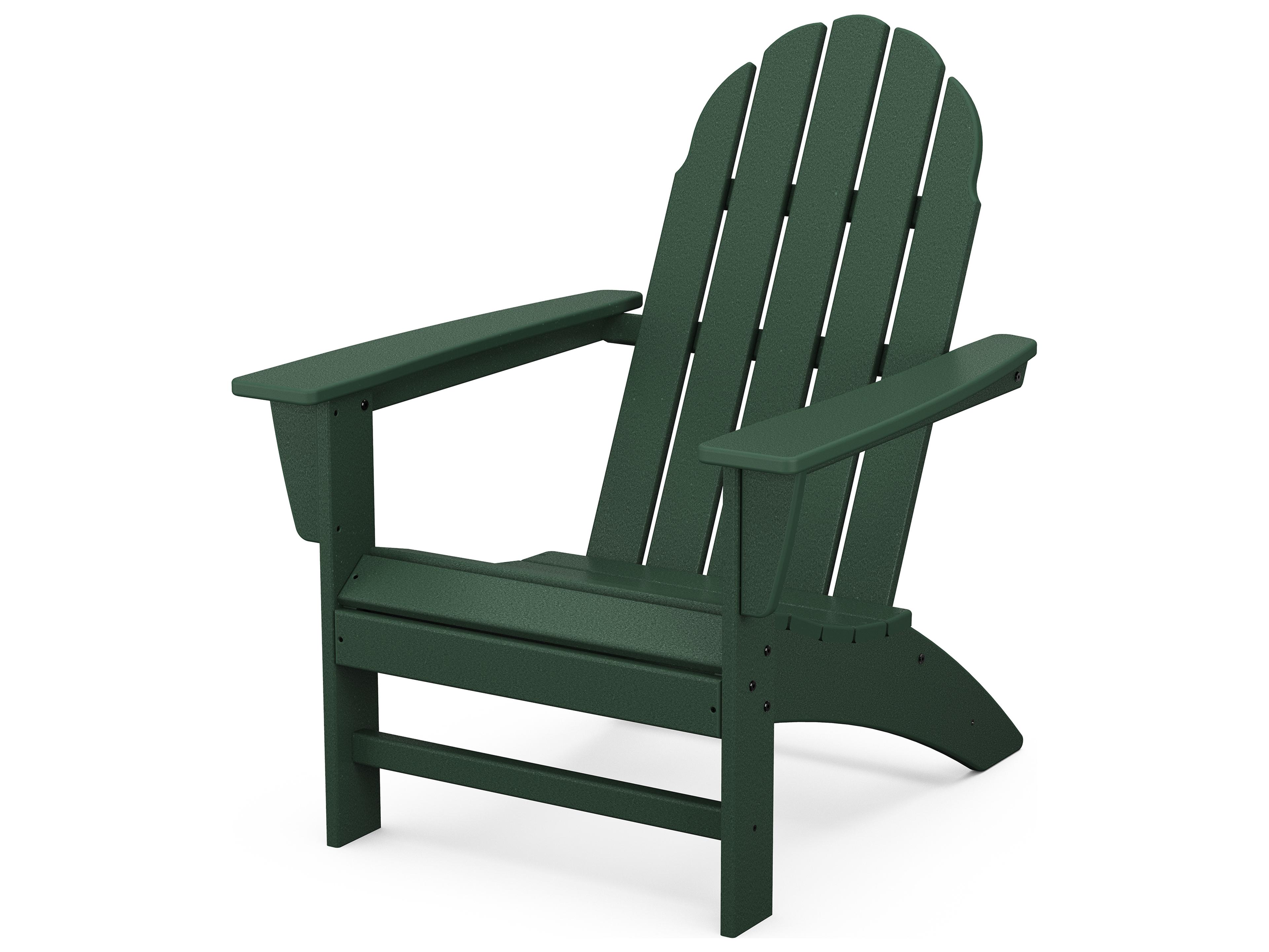 POLYWOOD® Vineyard Recycled Plastic Outdoor Patio Adirondack Chair