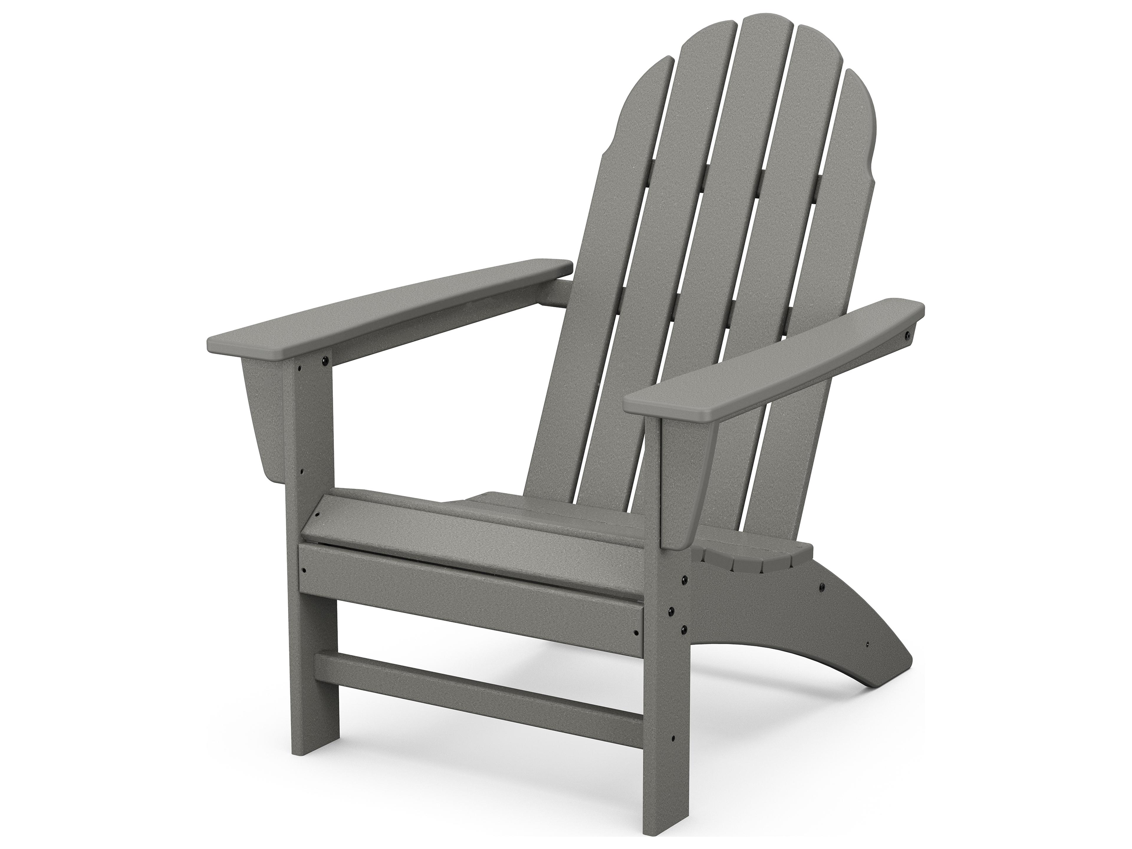 POLYWOOD® Vineyard Recycled Plastic Outdoor Patio Adirondack Chair