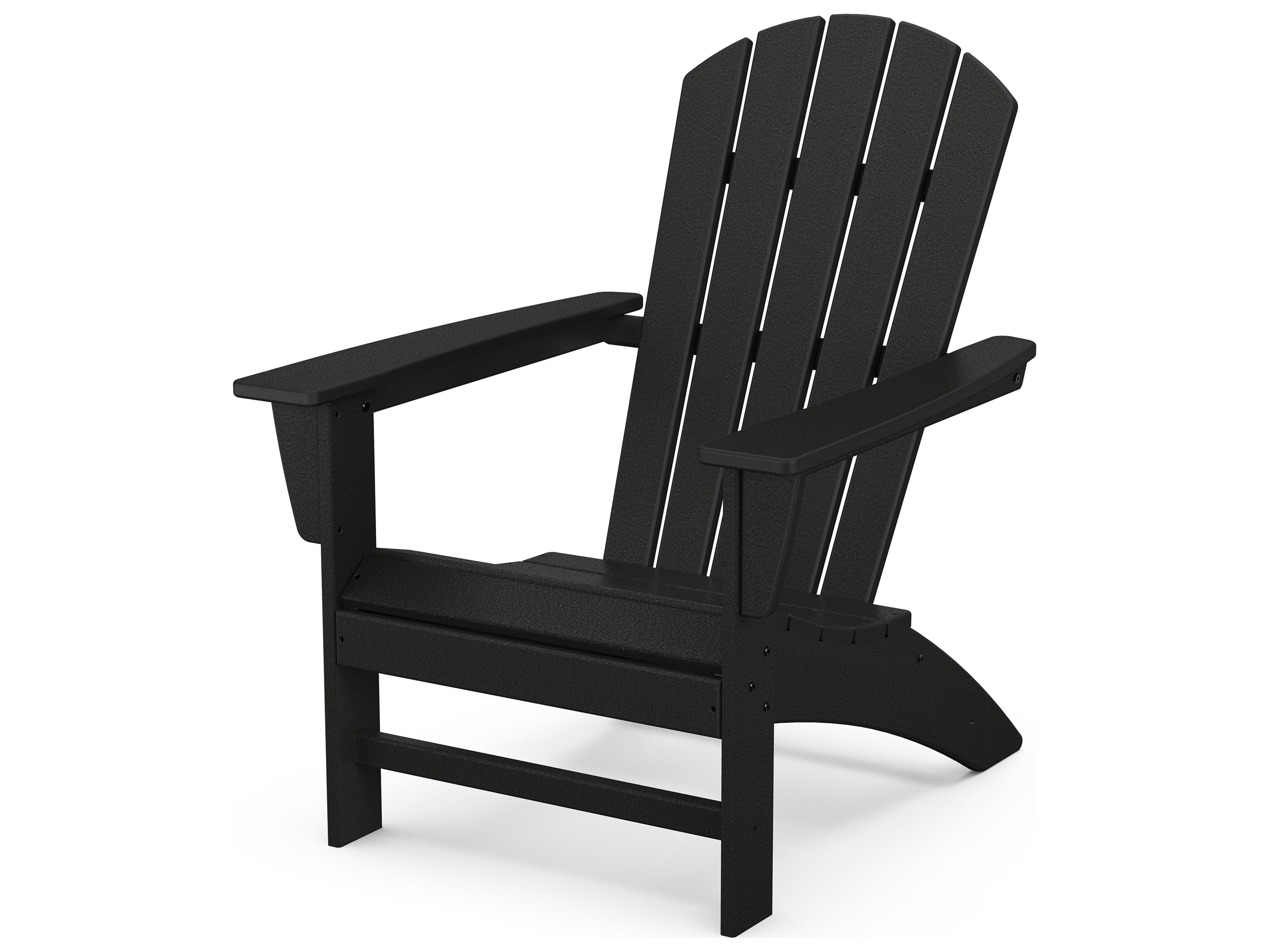 POLYWOOD® Nautical Recycled Plastic Patio Adirondack Chair