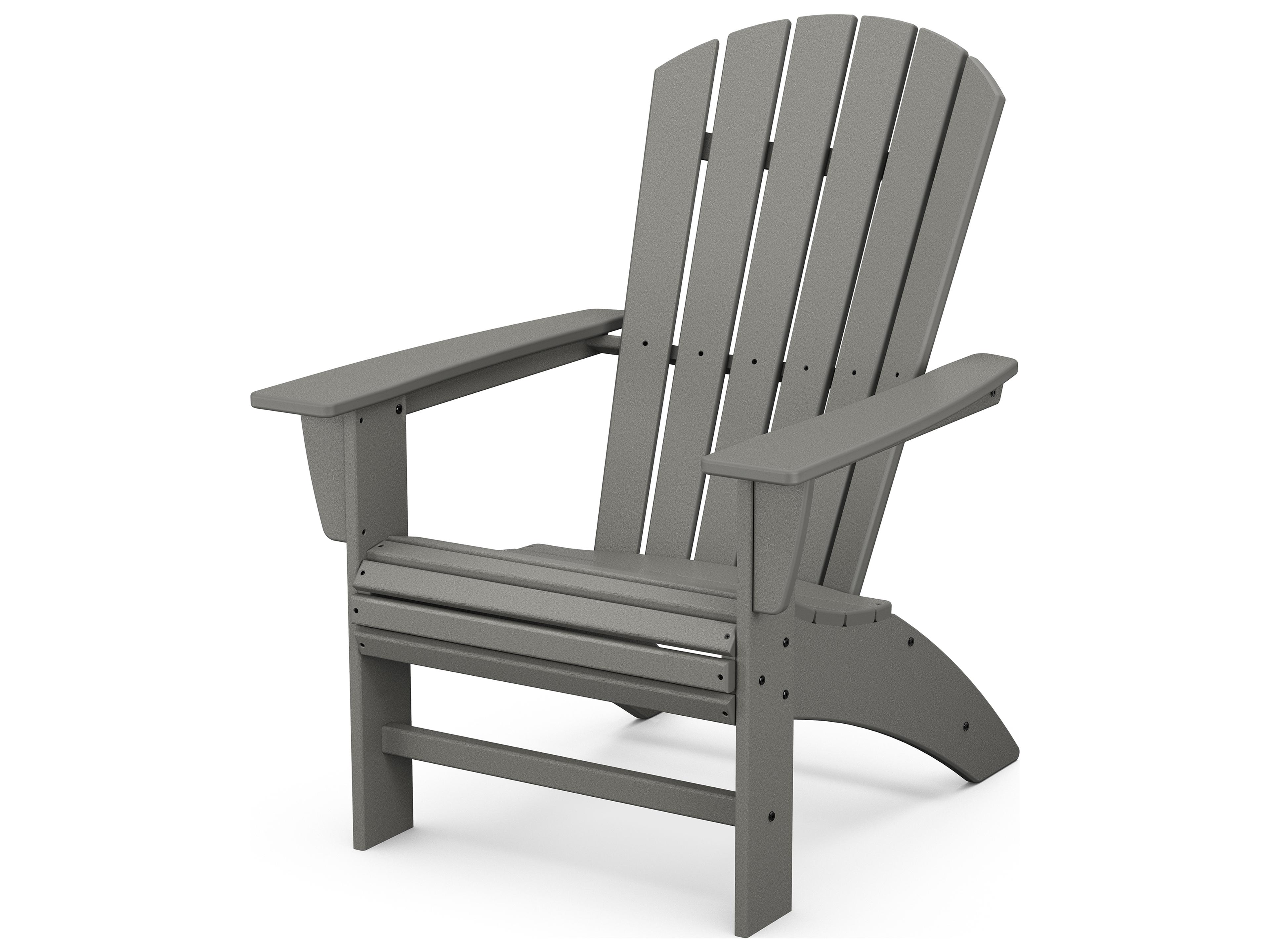 POLYWOOD® Nautical Recycled Plastic Patio Adirondack Chair