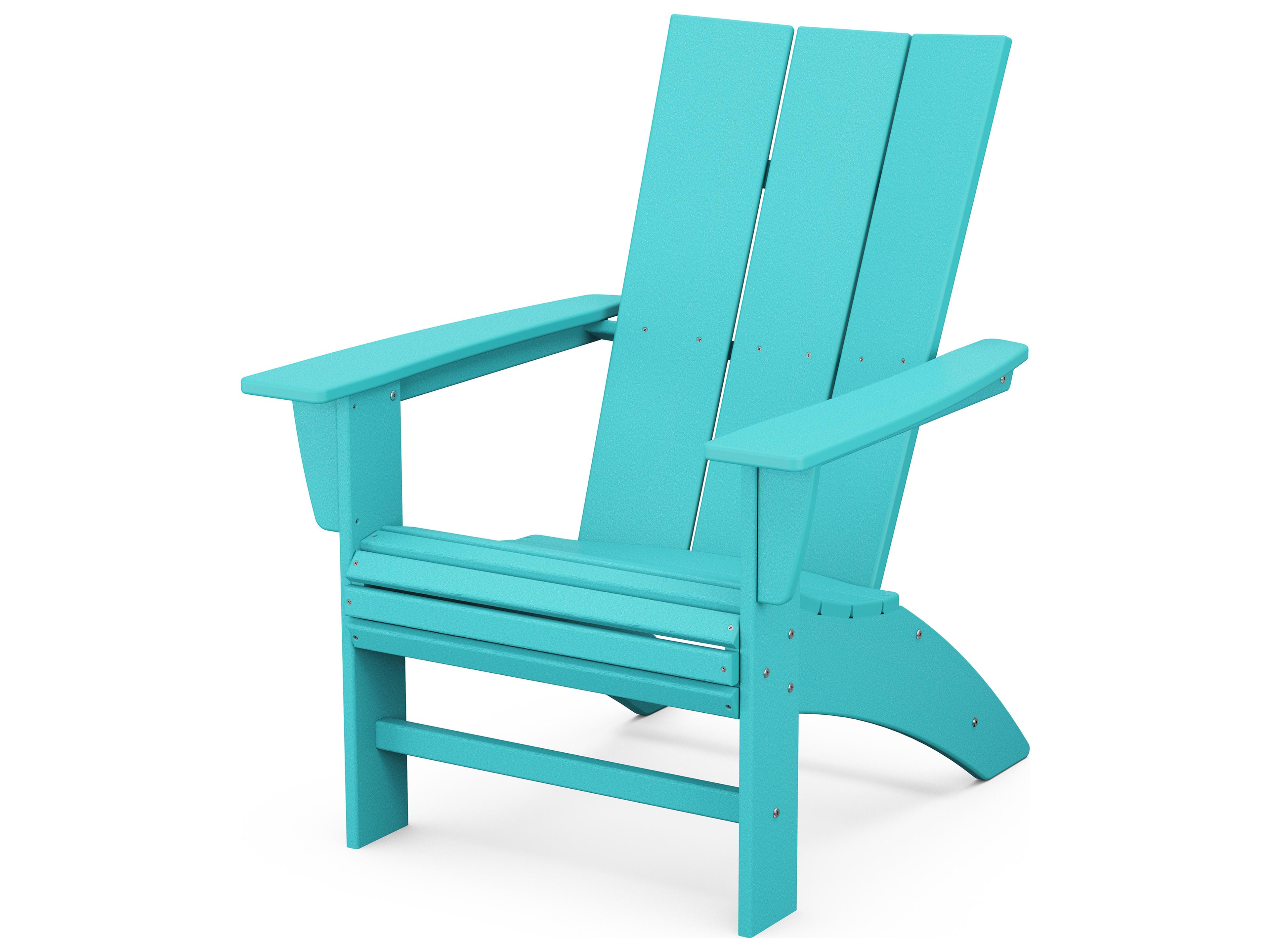 POLYWOOD® Modern Recycled Plastic Outdoor Adirondack Chair