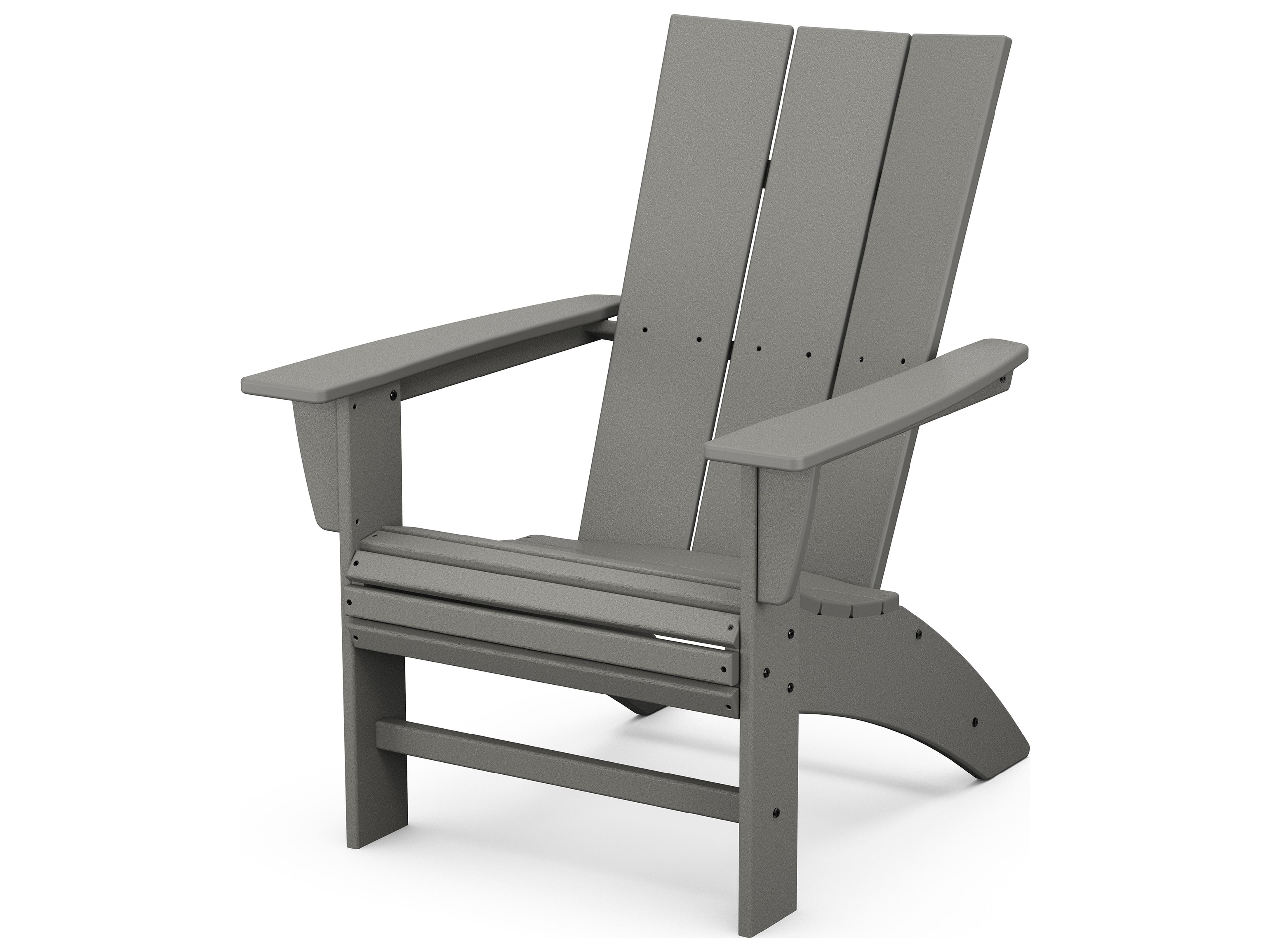 POLYWOOD® Modern Recycled Plastic Outdoor Adirondack Chair