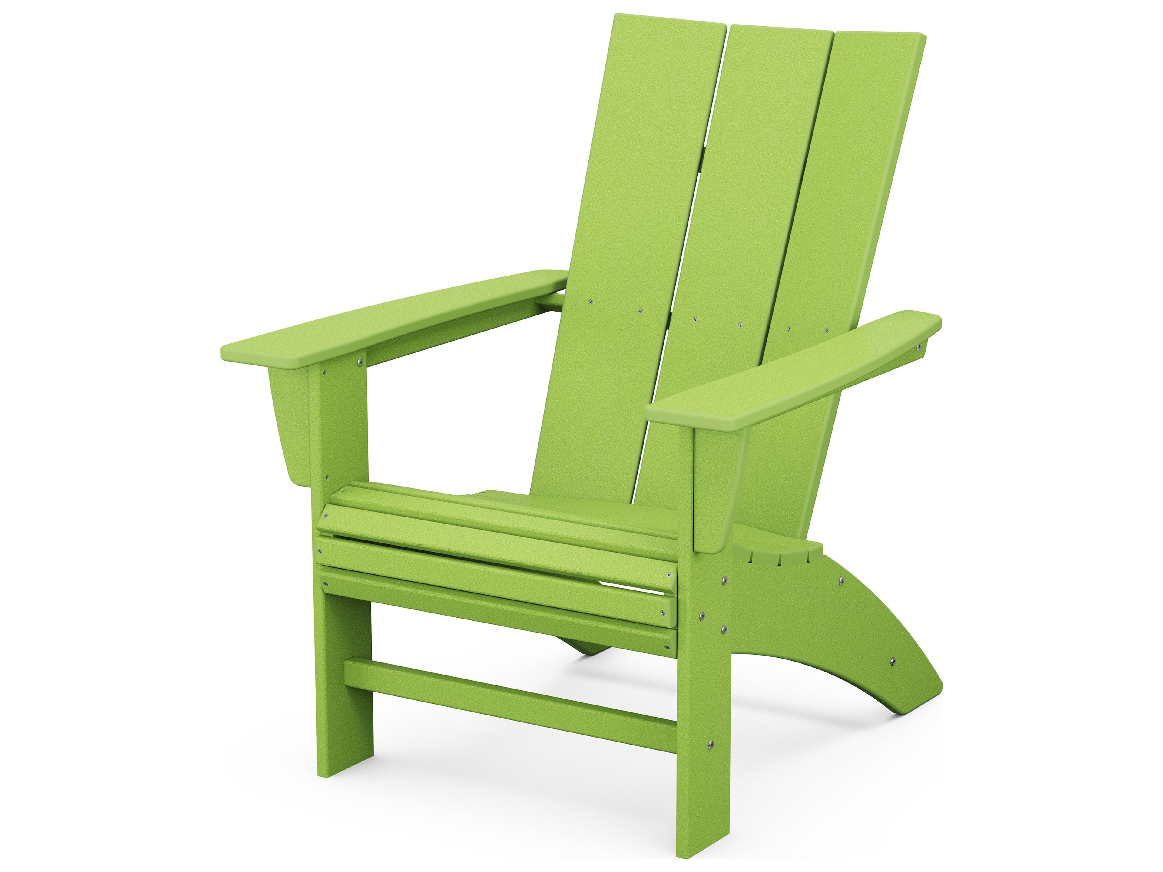 Modern Recycled Plastic Outdoor Adirondack Chair