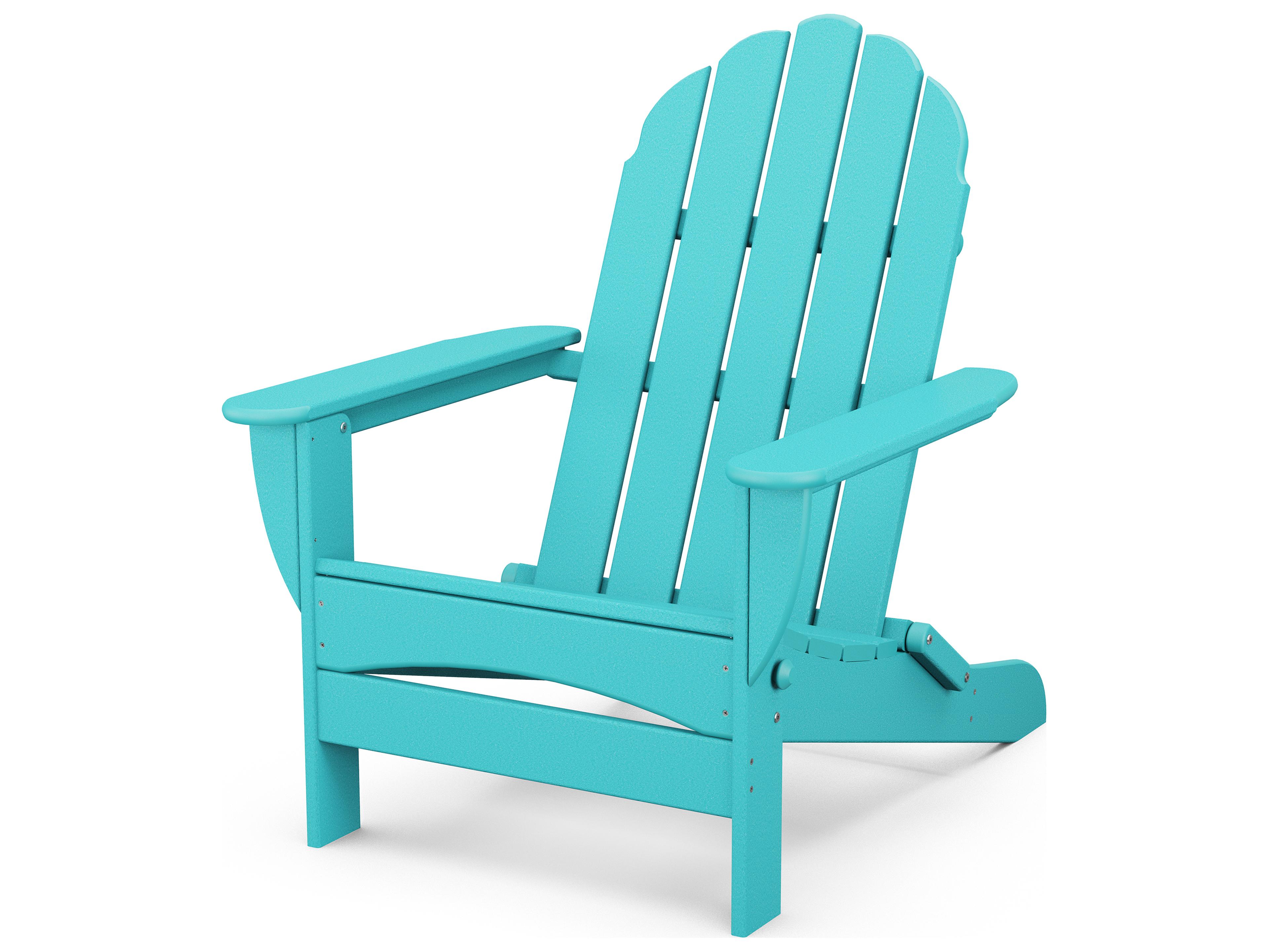 POLYWOOD® Classic Adirondack Recycled Plastic Oversized Curveback Adirondack