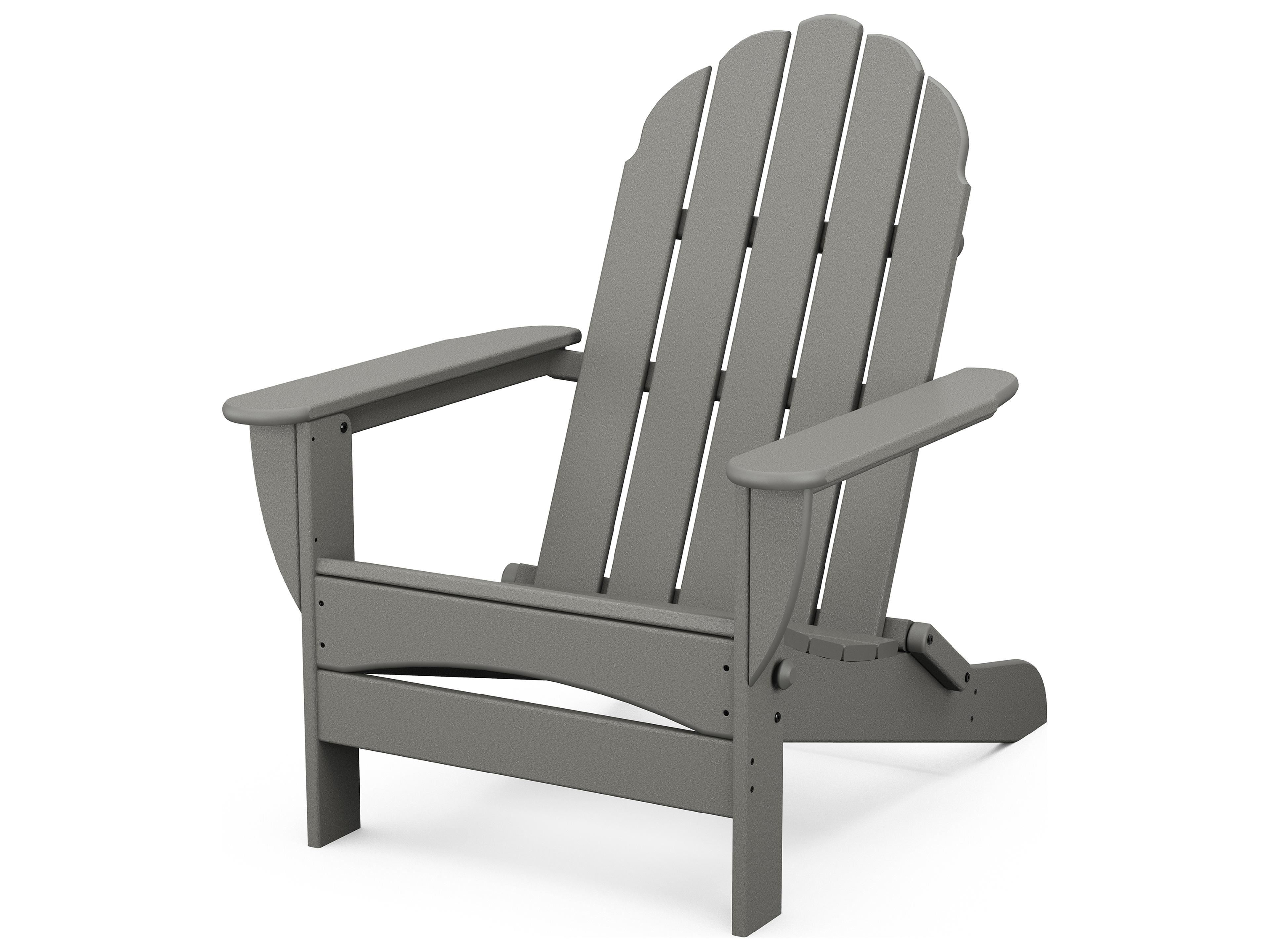 POLYWOOD® Classic Adirondack Recycled Plastic Oversized Curveback Adirondack