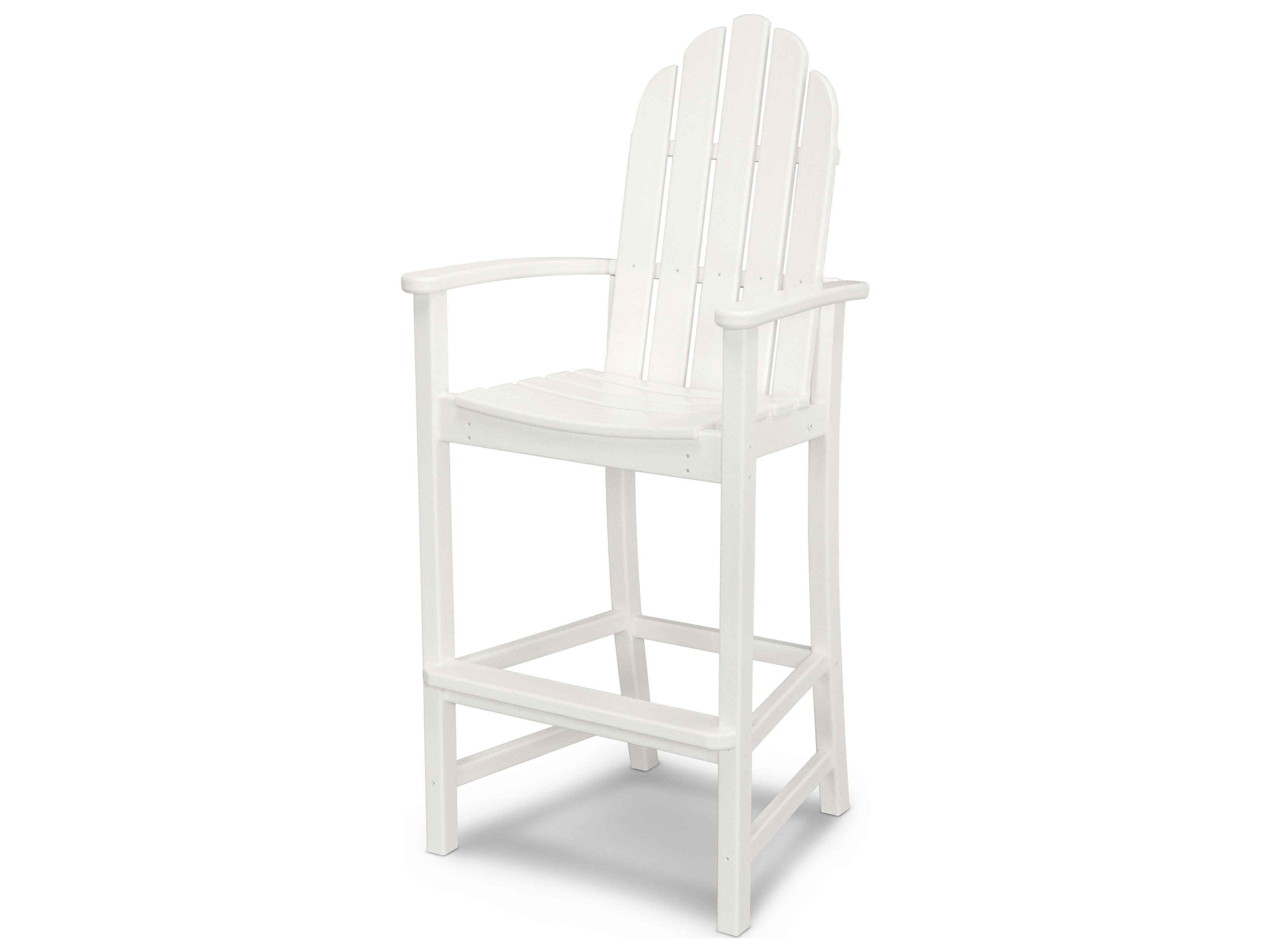 Classic Adirondack Recycled Plastic Patio Bar Stool