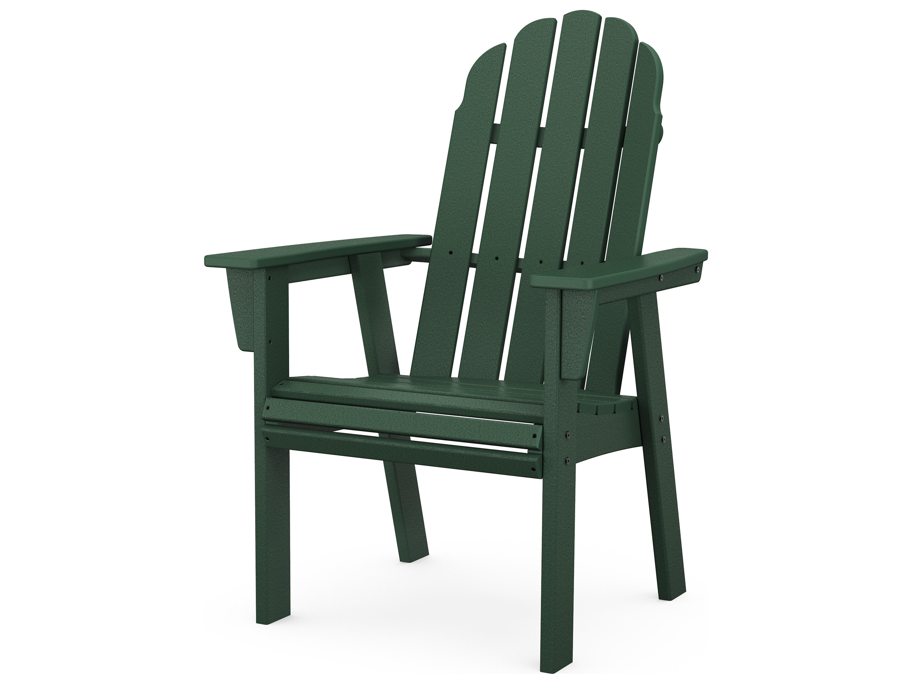 POLYWOOD® Vineyard Adirondack Recycled Plastic Dining Chair