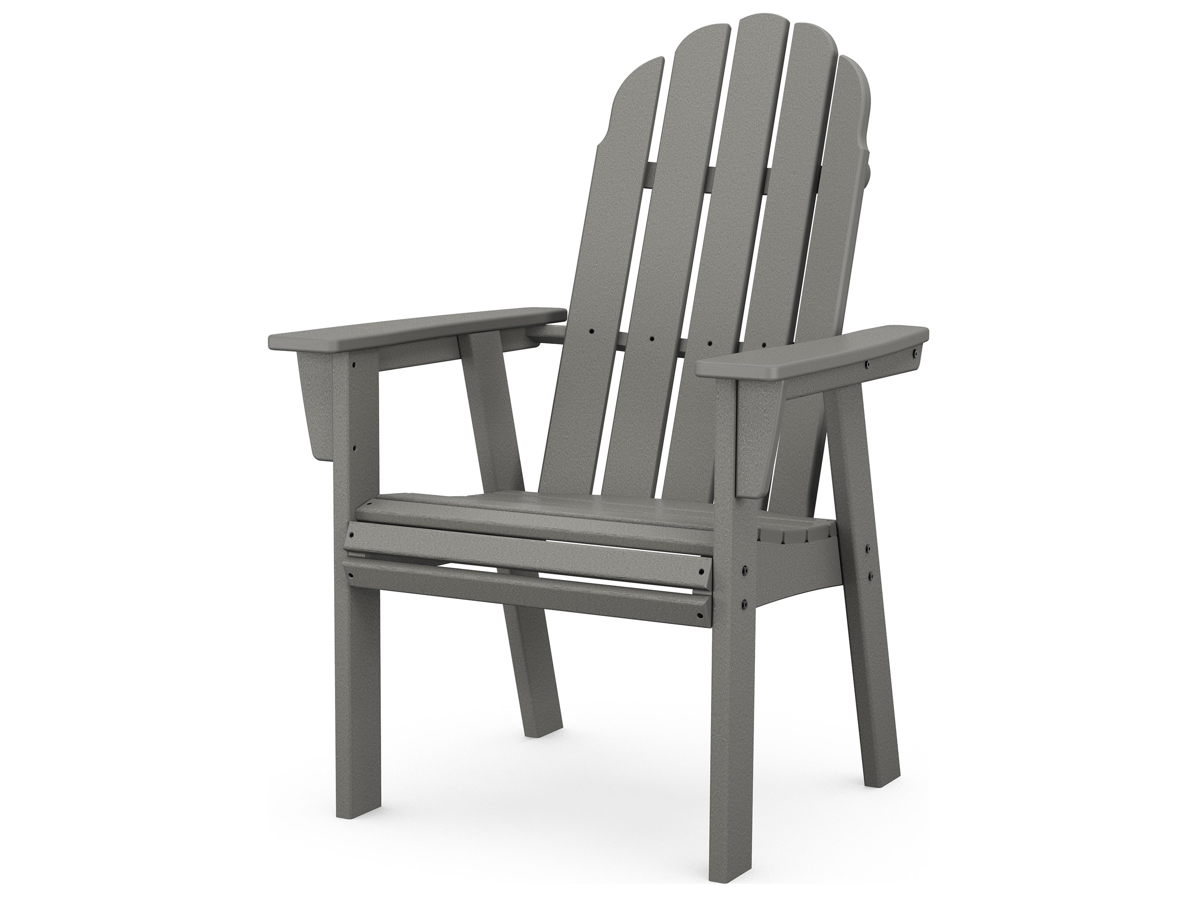 POLYWOOD® Vineyard Adirondack Recycled Plastic Dining Chair