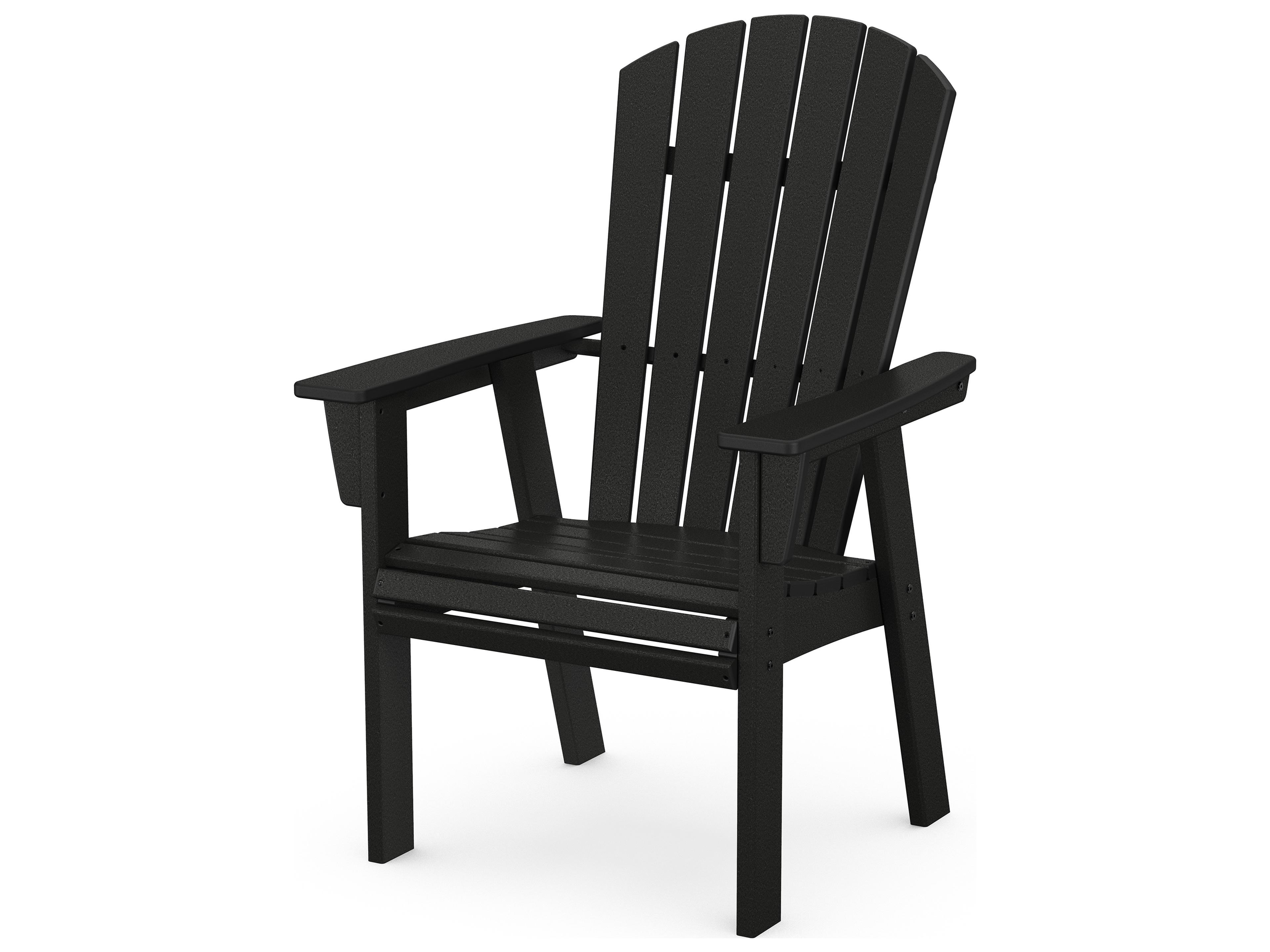 POLYWOOD® Nautical Recycled Plastic Adirondack Outdoor Patio Dining Chair