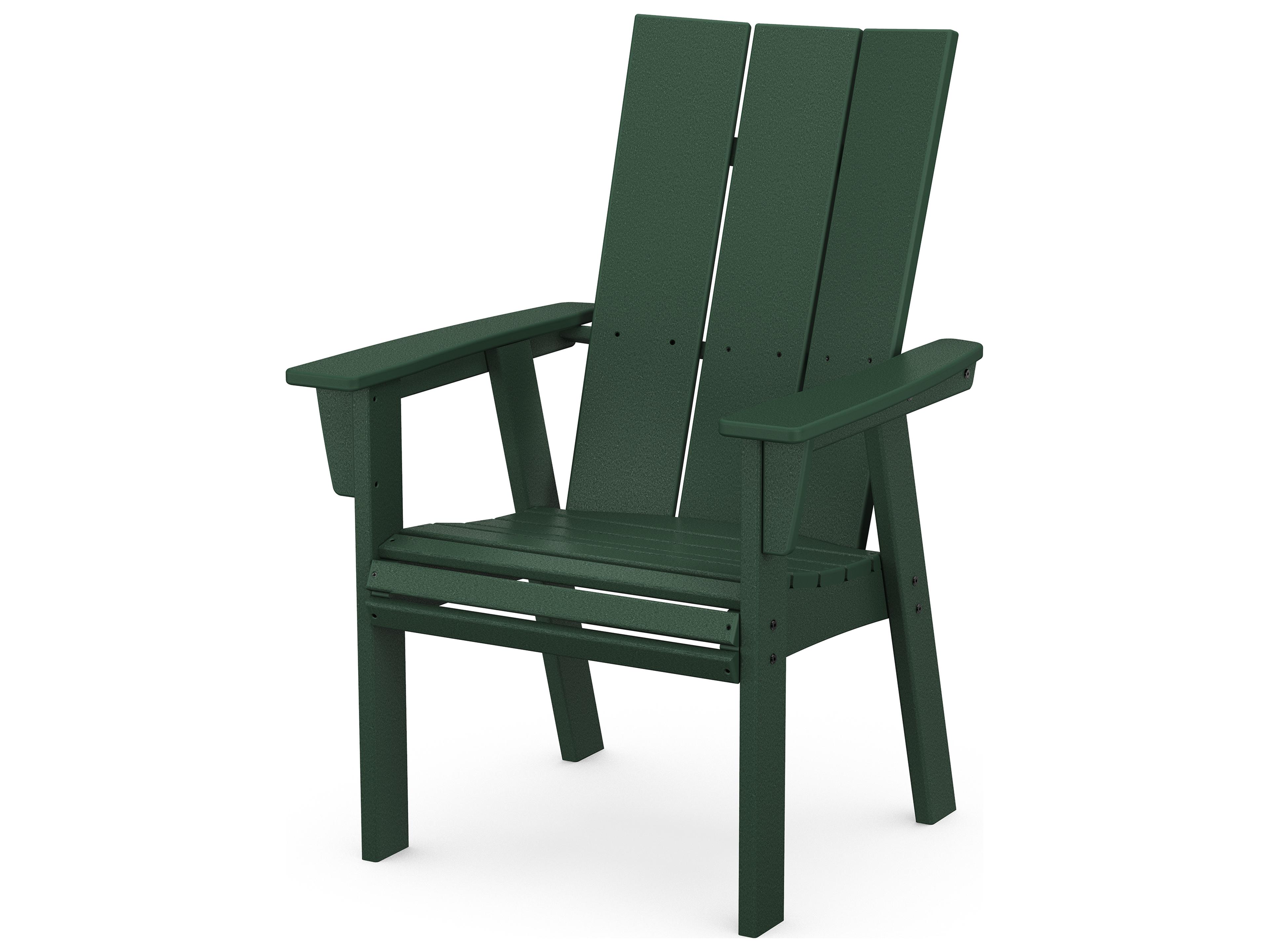 POLYWOOD® Modern Recycled Plastic Adirondack Dining Chair