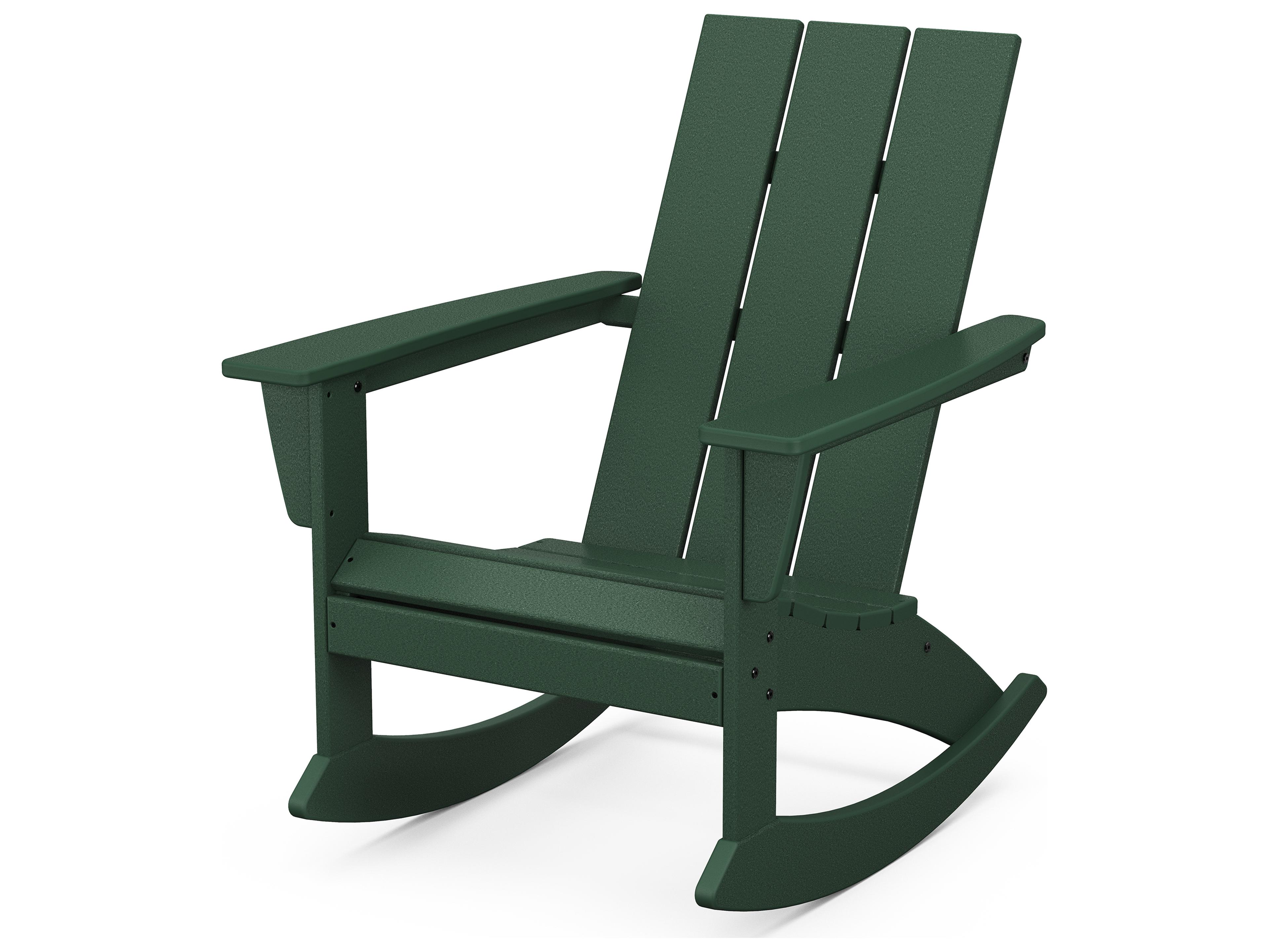 POLYWOOD® Modern Recycled Plastic Adirondack Rocking Chair