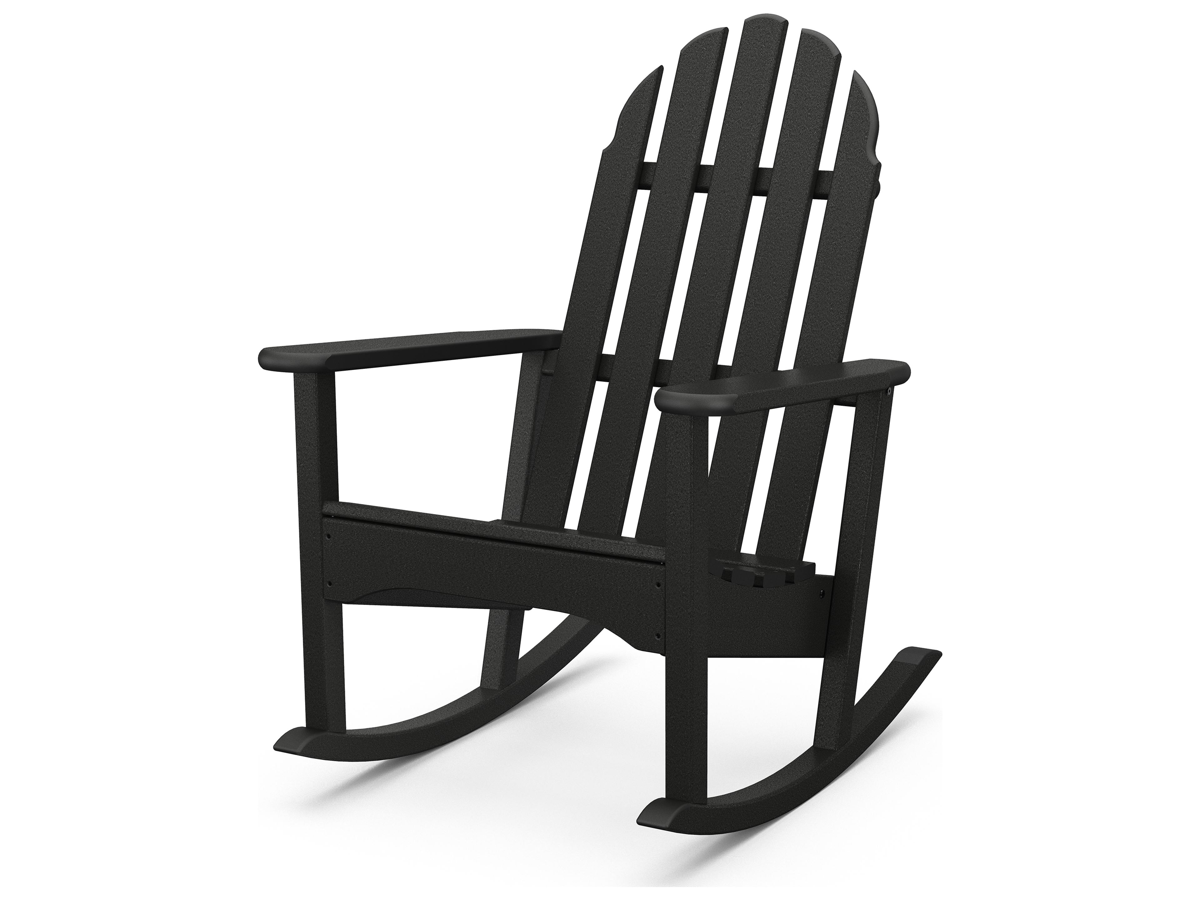 POLYWOOD® Classic Adirondack Recycled Plastic Outdoor Patio Rocking Chair