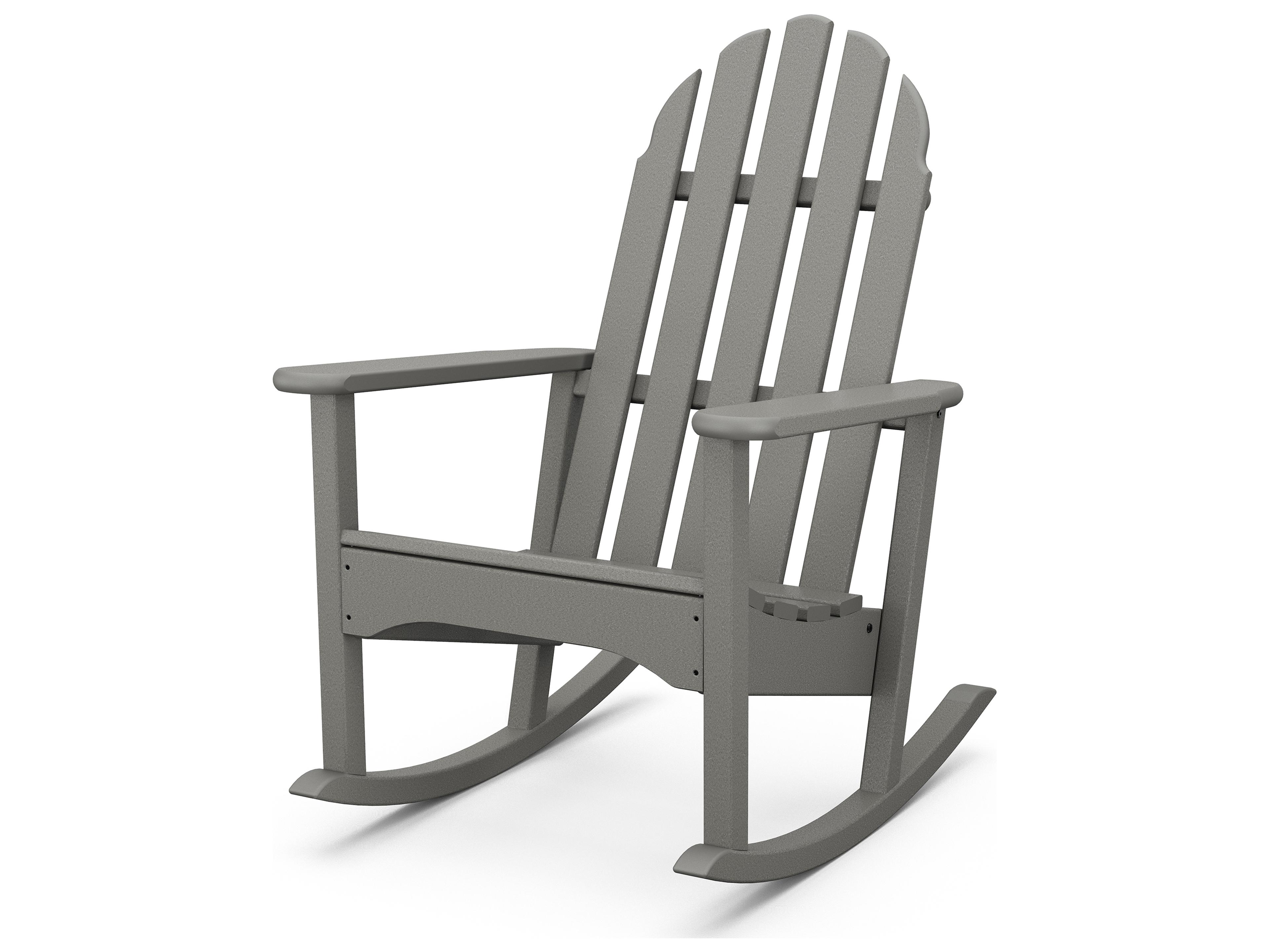 POLYWOOD® Classic Adirondack Recycled Plastic Outdoor Patio Rocking Chair
