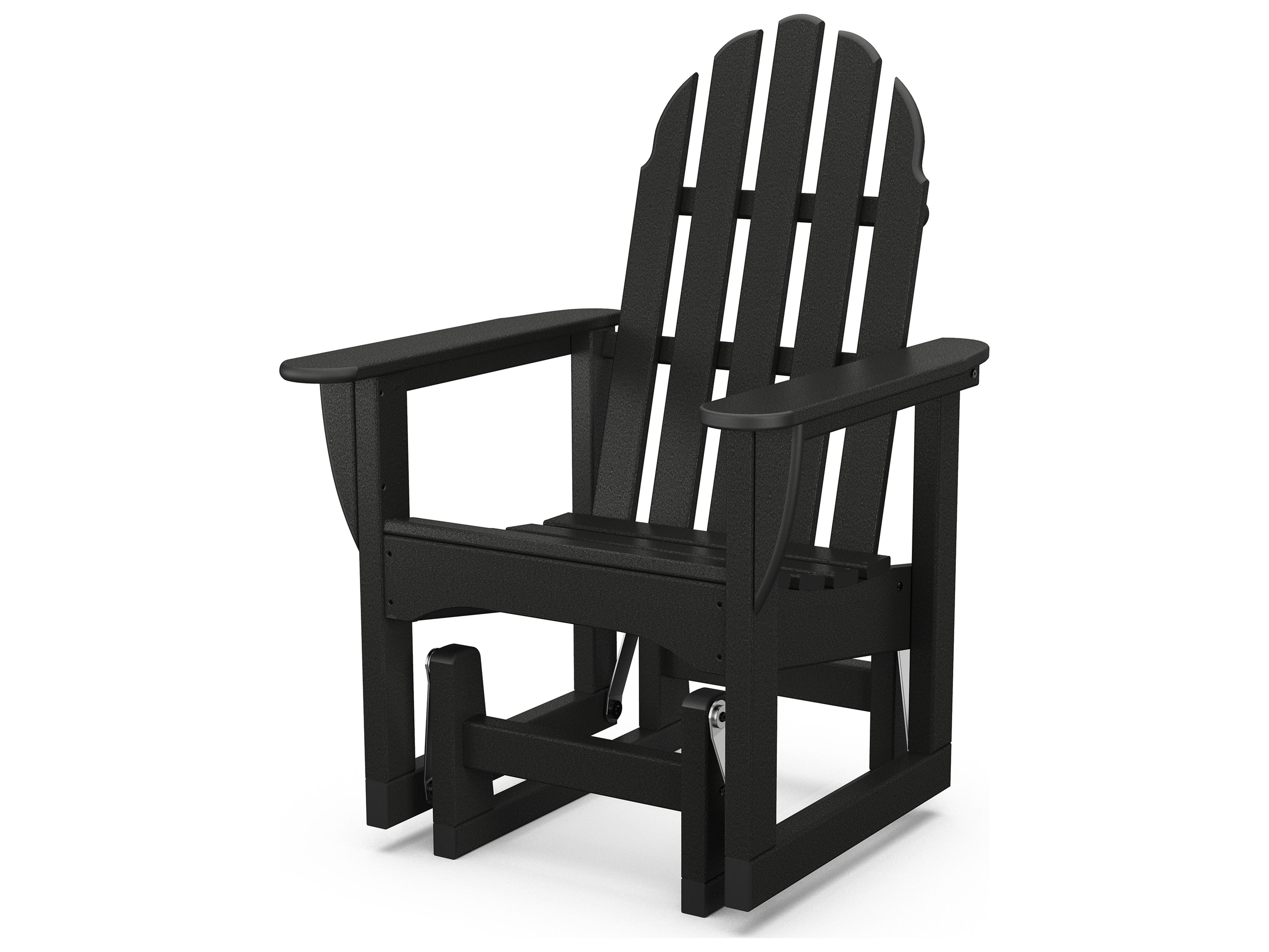 POLYWOOD® Classic Adirondack Recycled Plastic Glider Chair