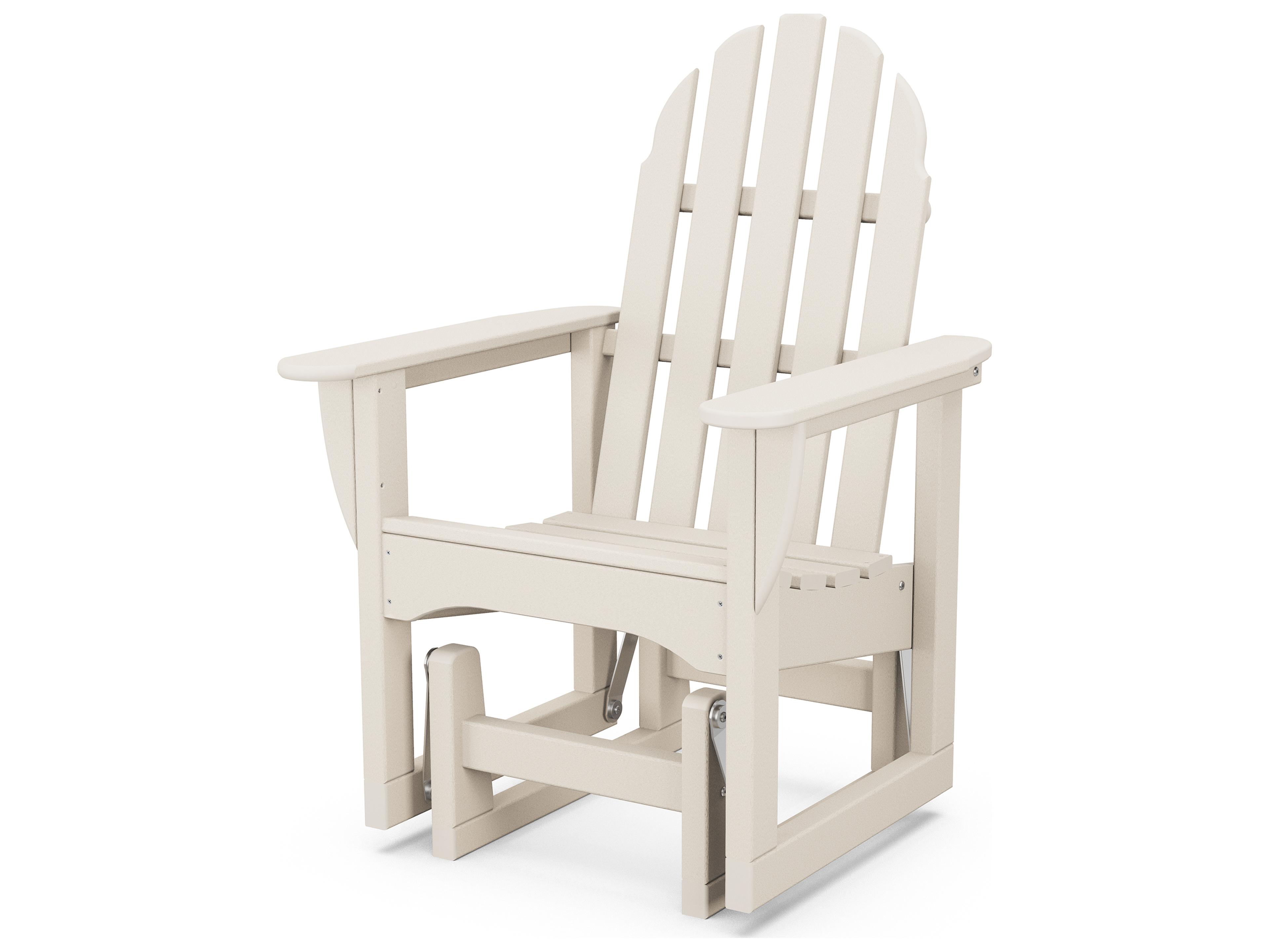 POLYWOOD® Classic Adirondack Recycled Plastic Glider Chair