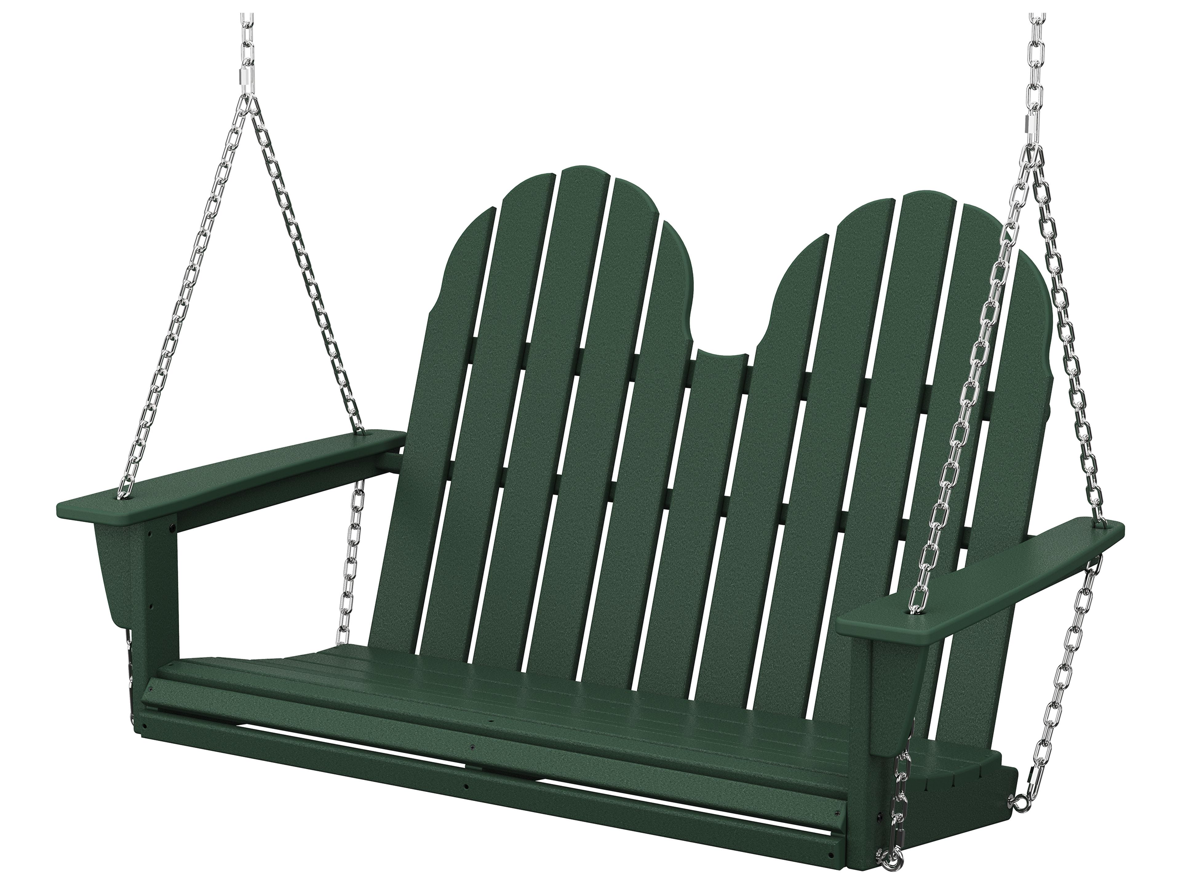 POLYWOOD® Vineyard Recycled Plastic Adirondack 48 Patio Swing